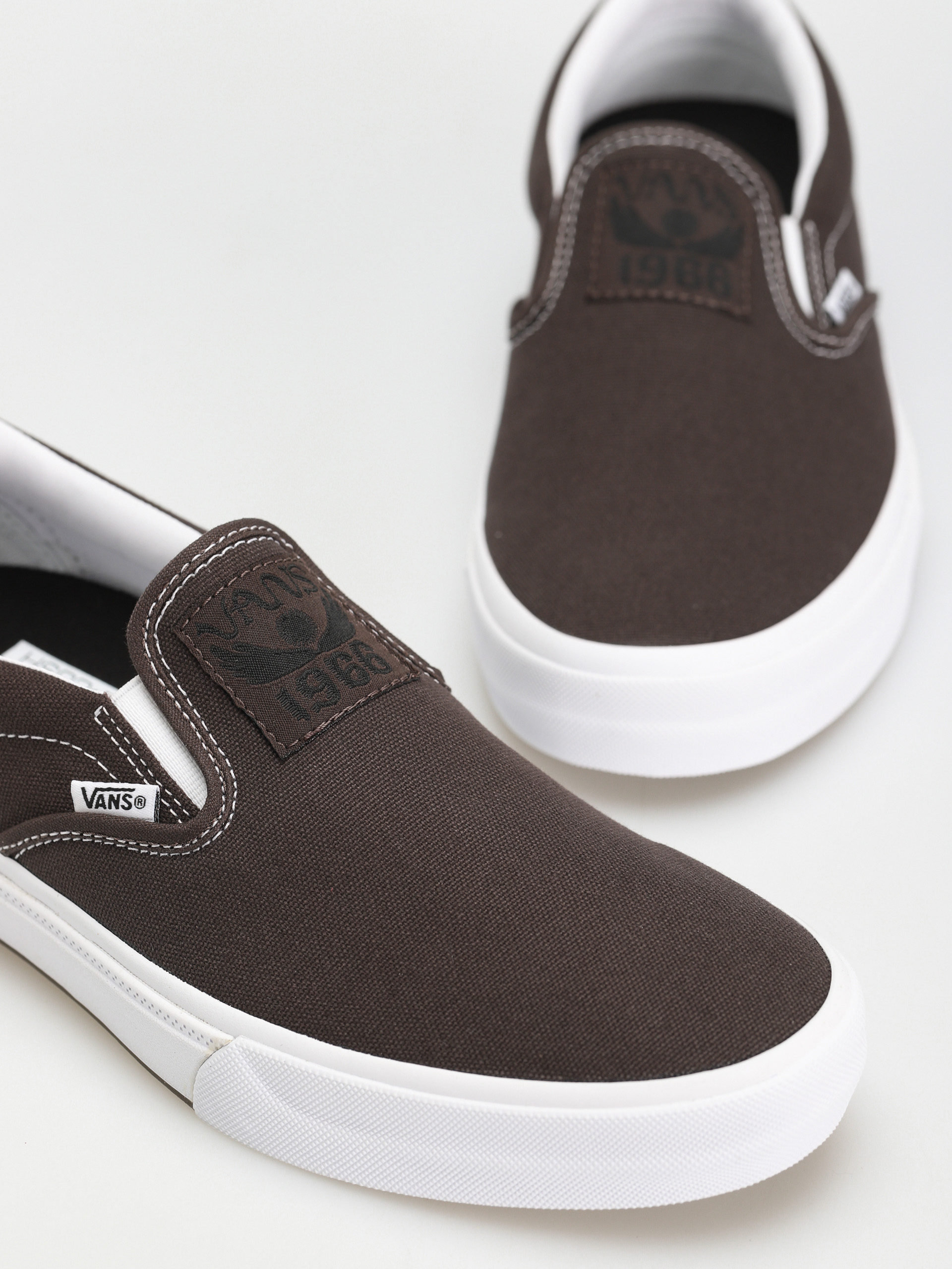 Vans Bmx Slip On Cipők (dakota roche brown/white)