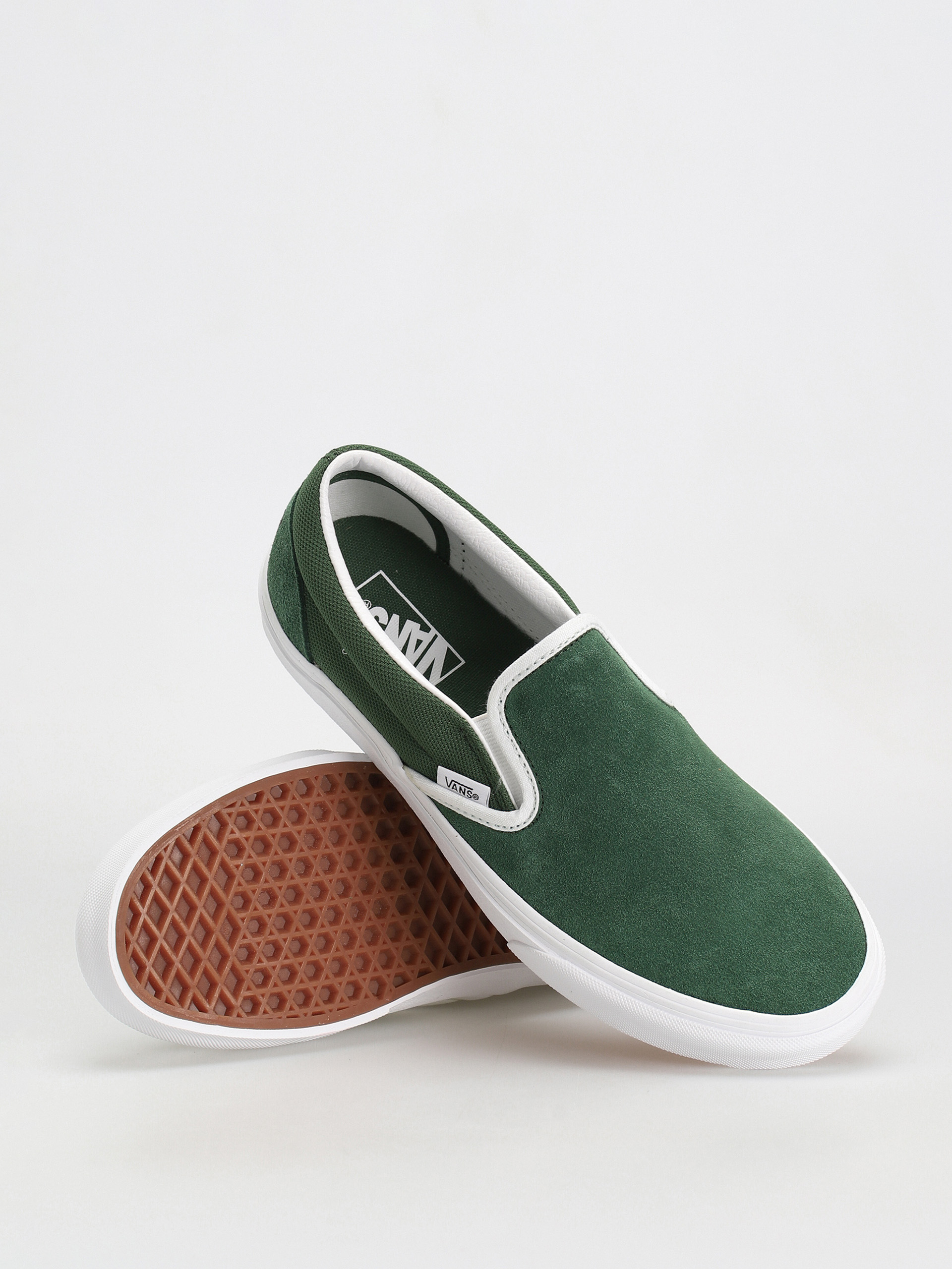 Vans Classic Slip On Cipők (vans club green/white)