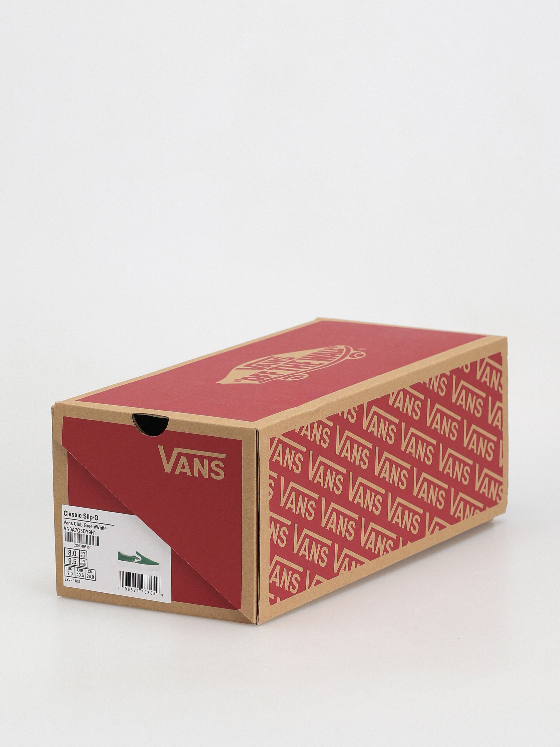 Vans Classic Slip On Cipők (vans club green/white)