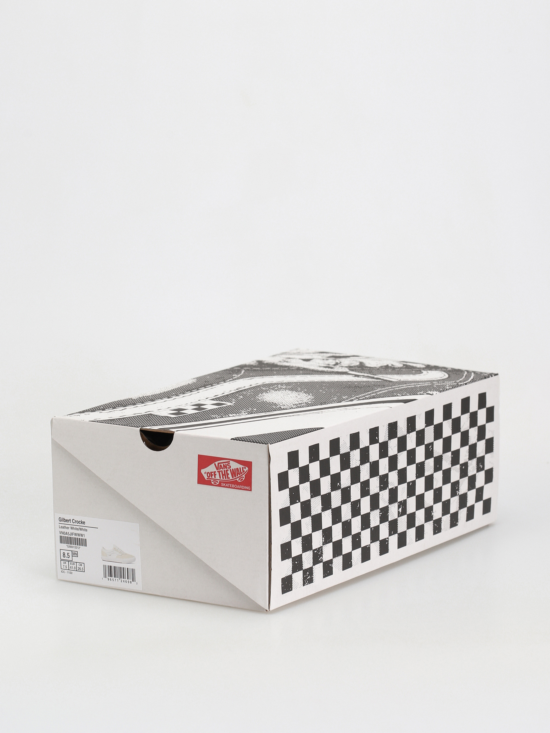 Vans Gilbert Crockett Cipők (leather white/white)