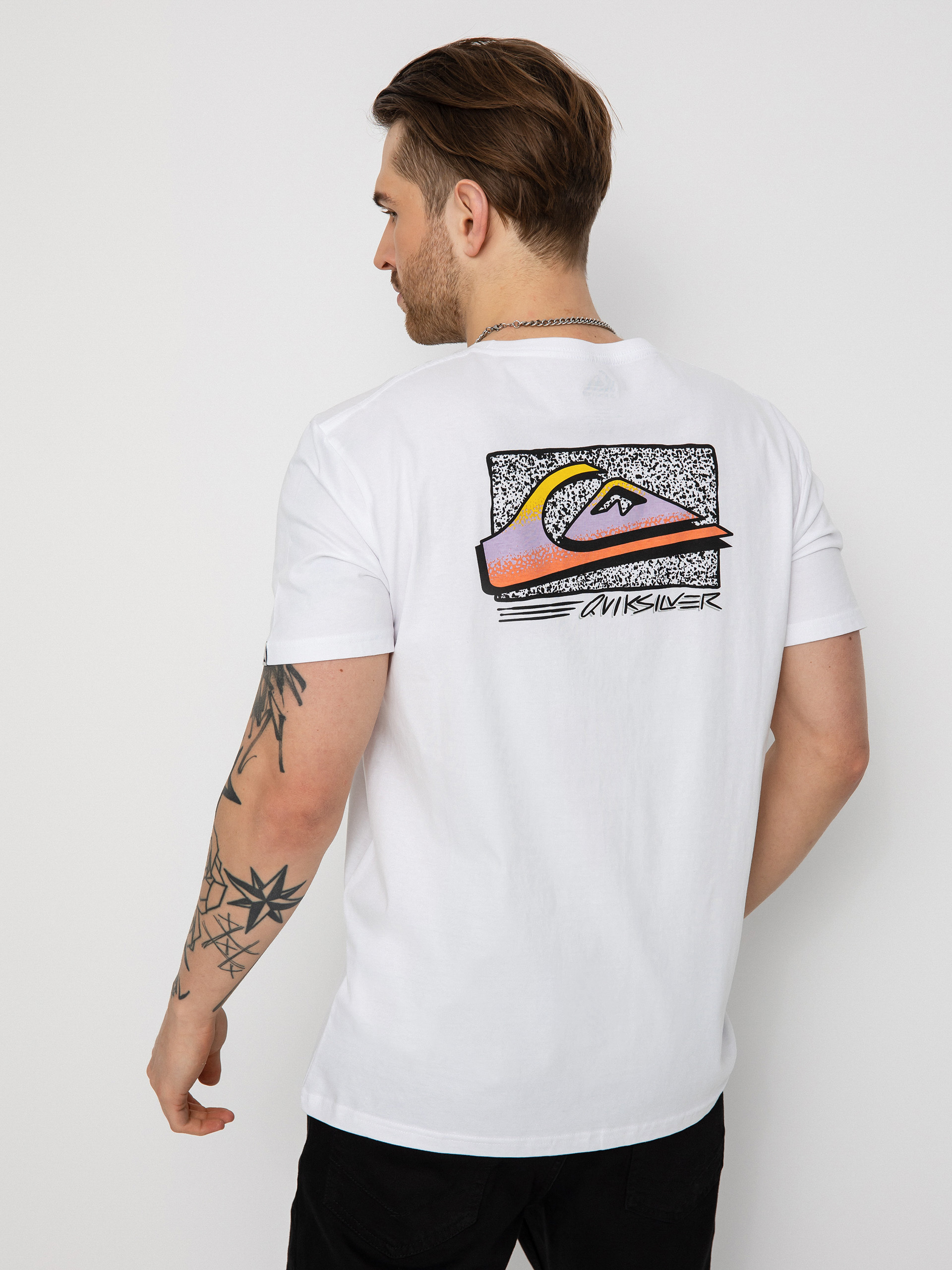 Quiksilver Retro Fade póló (white)