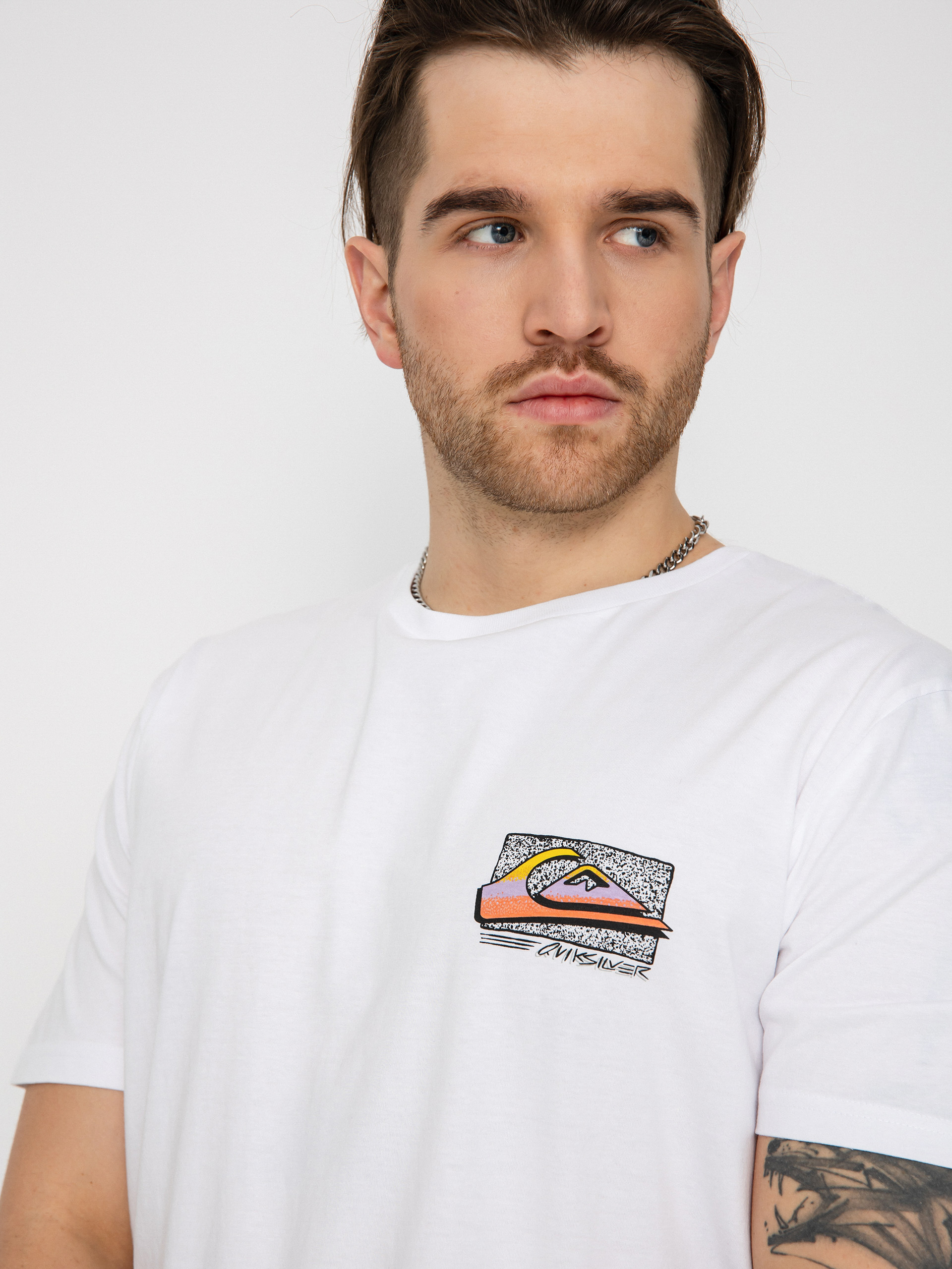 Quiksilver Retro Fade póló (white)