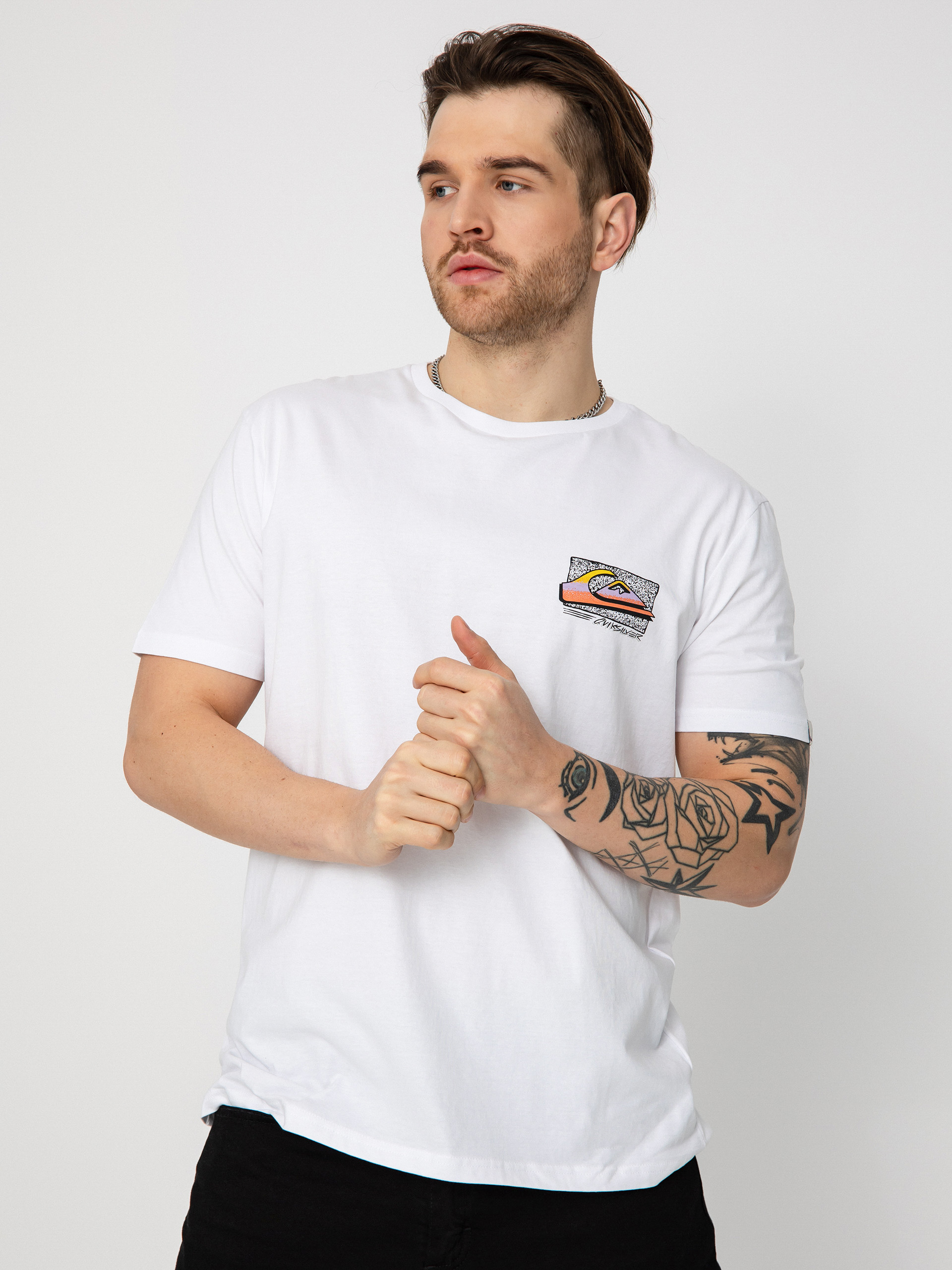 Quiksilver Retro Fade póló (white)