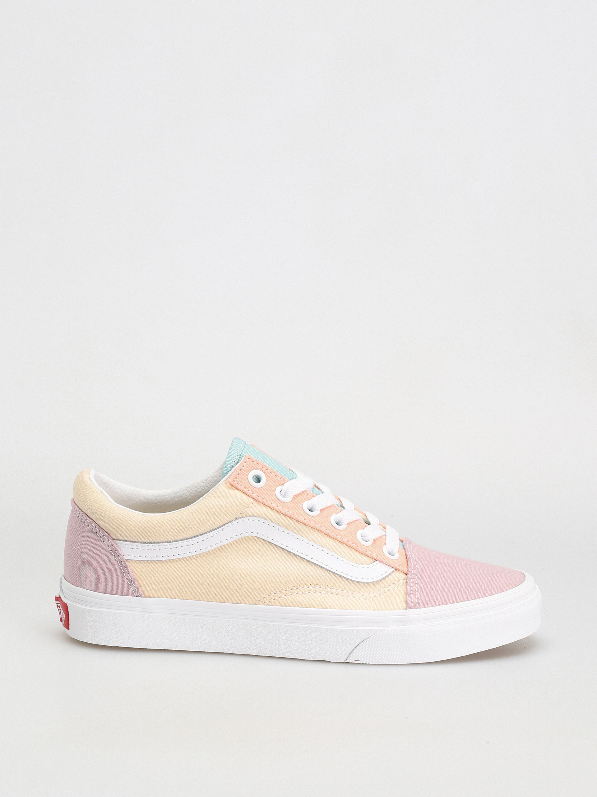Vans Old Skool Cipők Wmn (pastel block multi/true white)