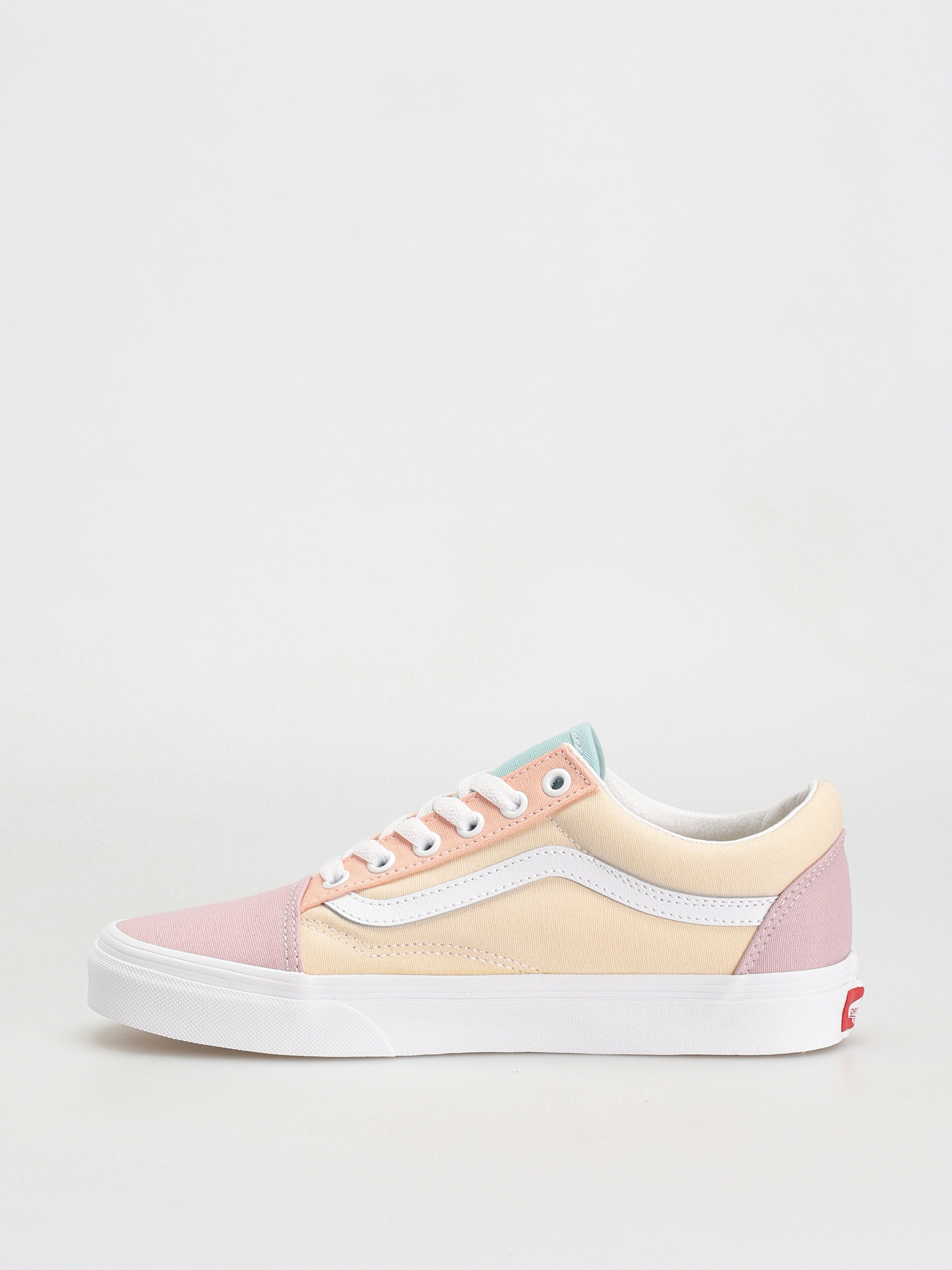Vans Old Skool Cipők Wmn (pastel block multi/true white)