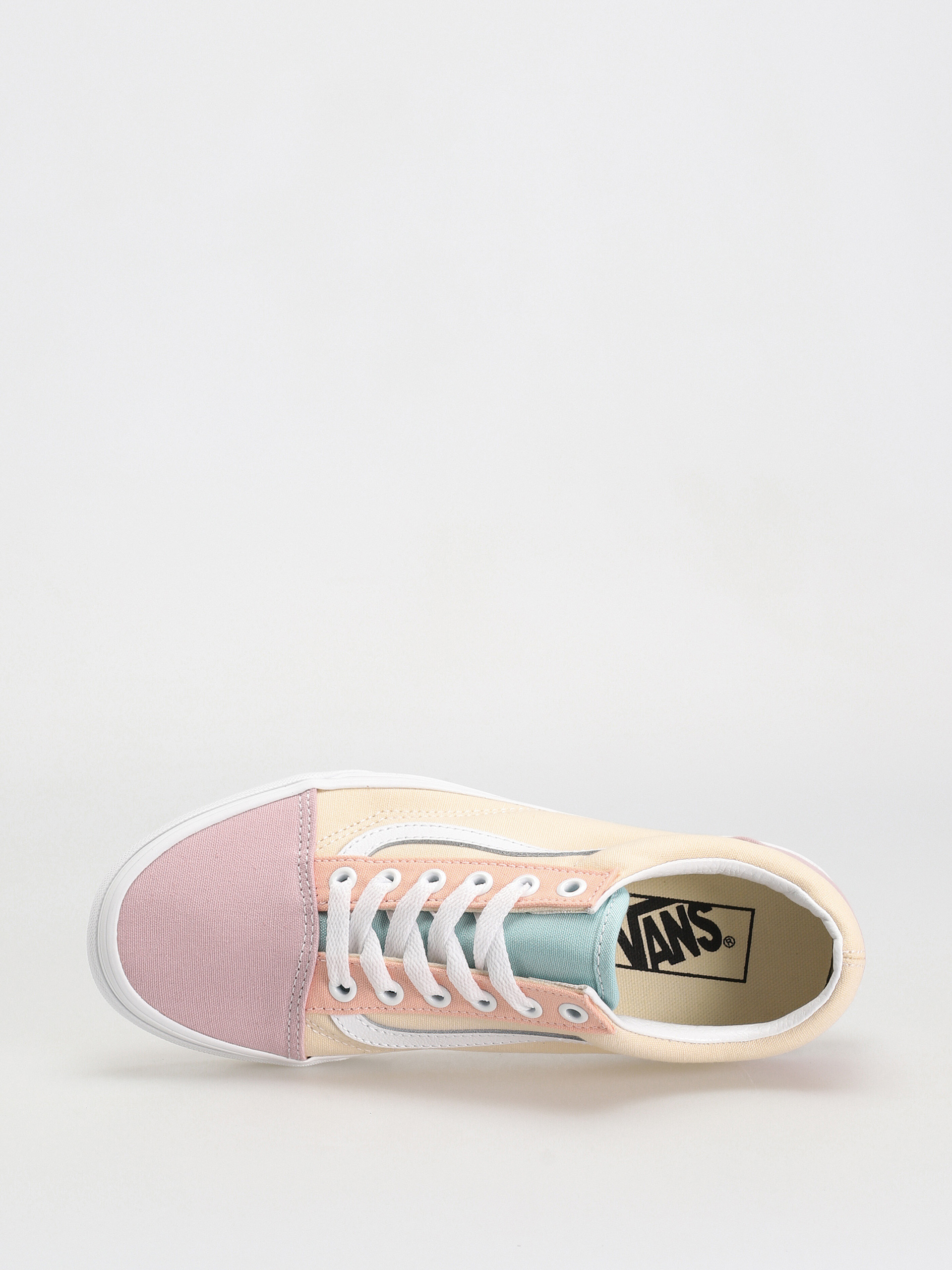 Vans Old Skool Cipők Wmn (pastel block multi/true white)