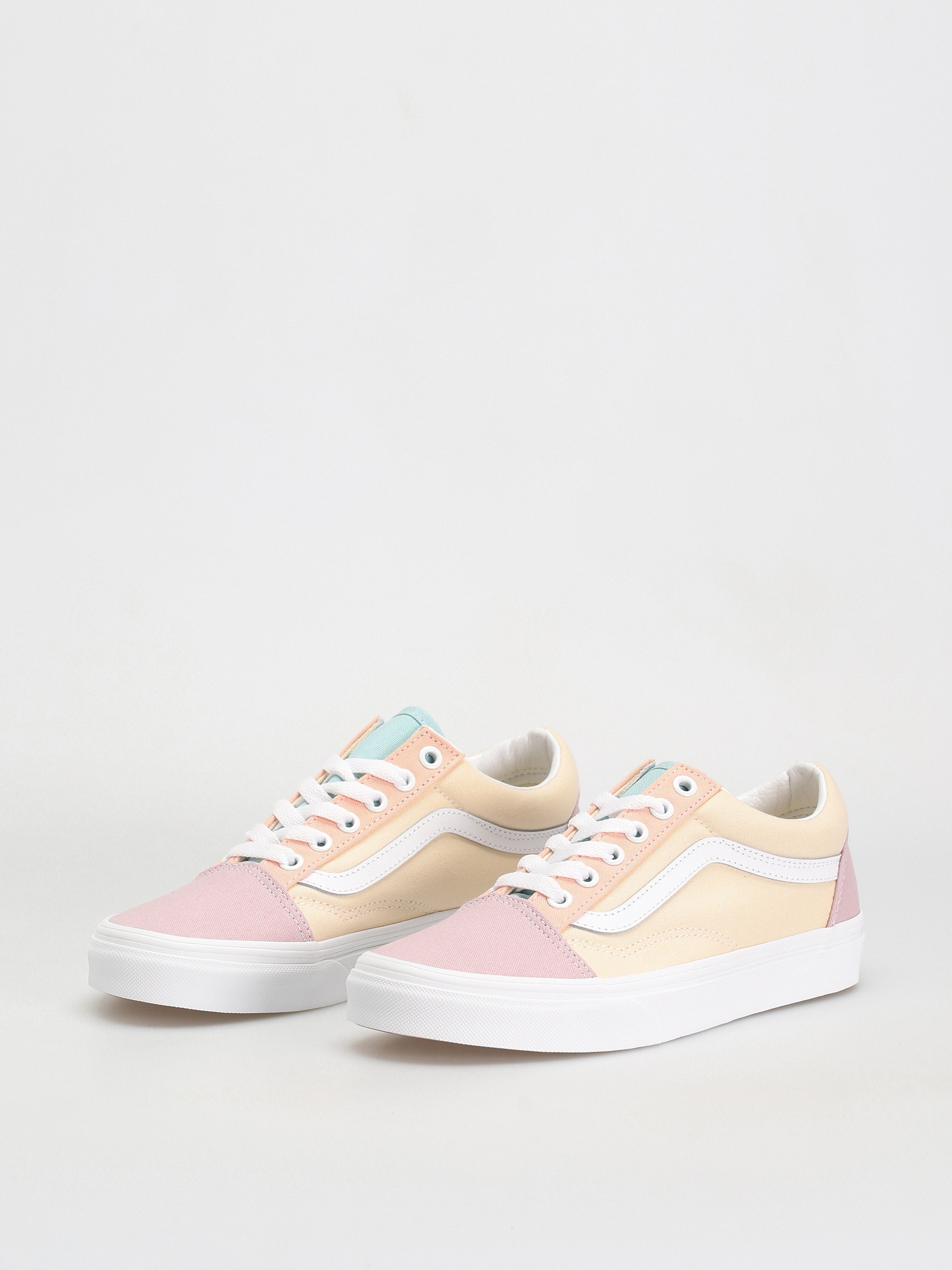 Vans Old Skool Cipők Wmn (pastel block multi/true white)