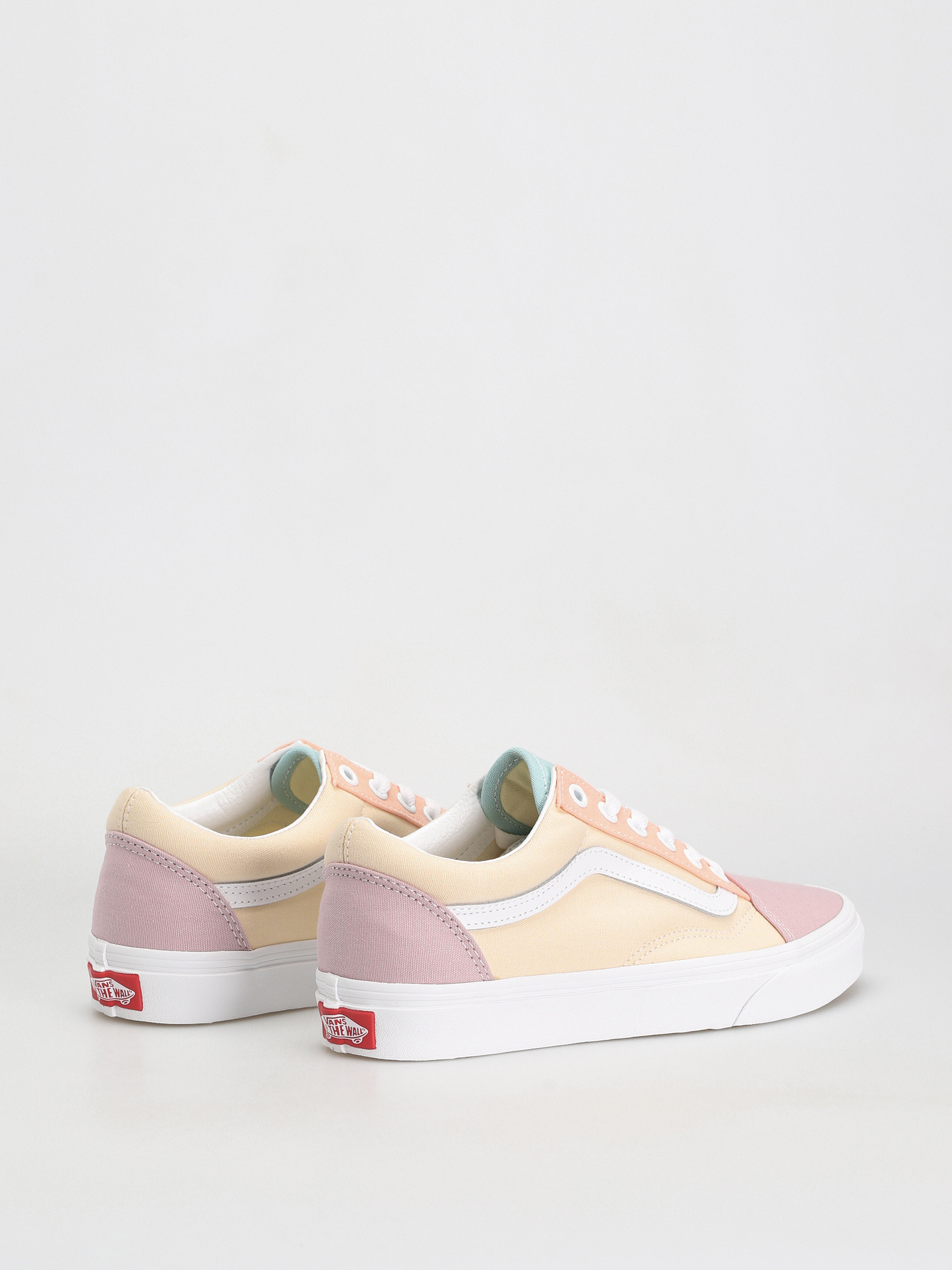 Vans Old Skool Cipők Wmn (pastel block multi/true white)