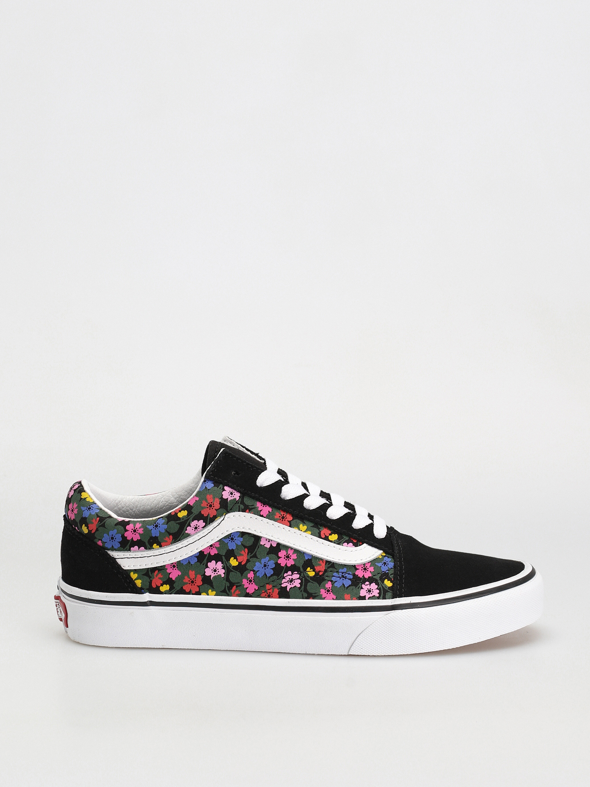 Vans Old Skool Cipők Wmn (floral black/white)
