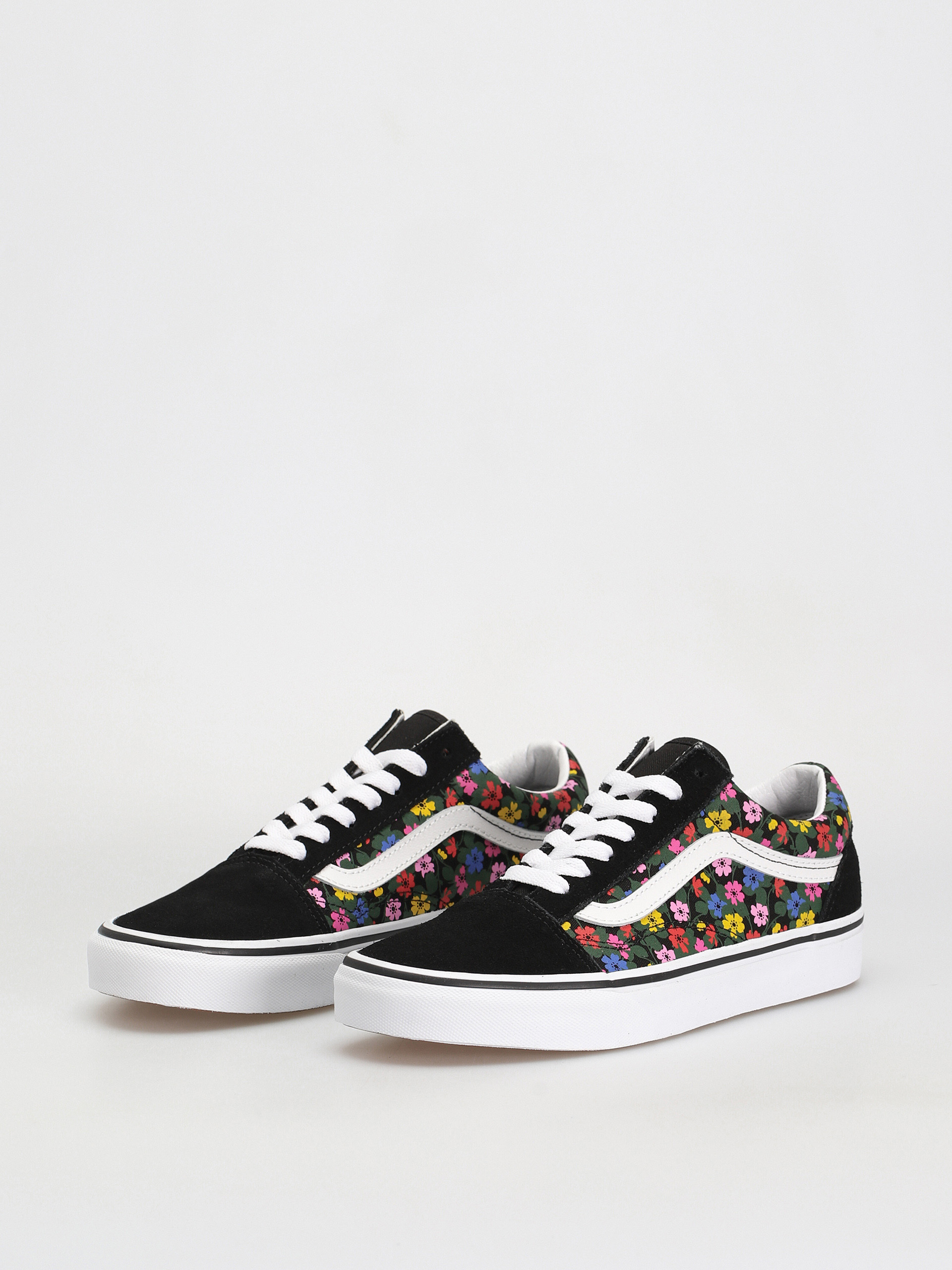 Vans Old Skool Cipők Wmn (floral black/white)