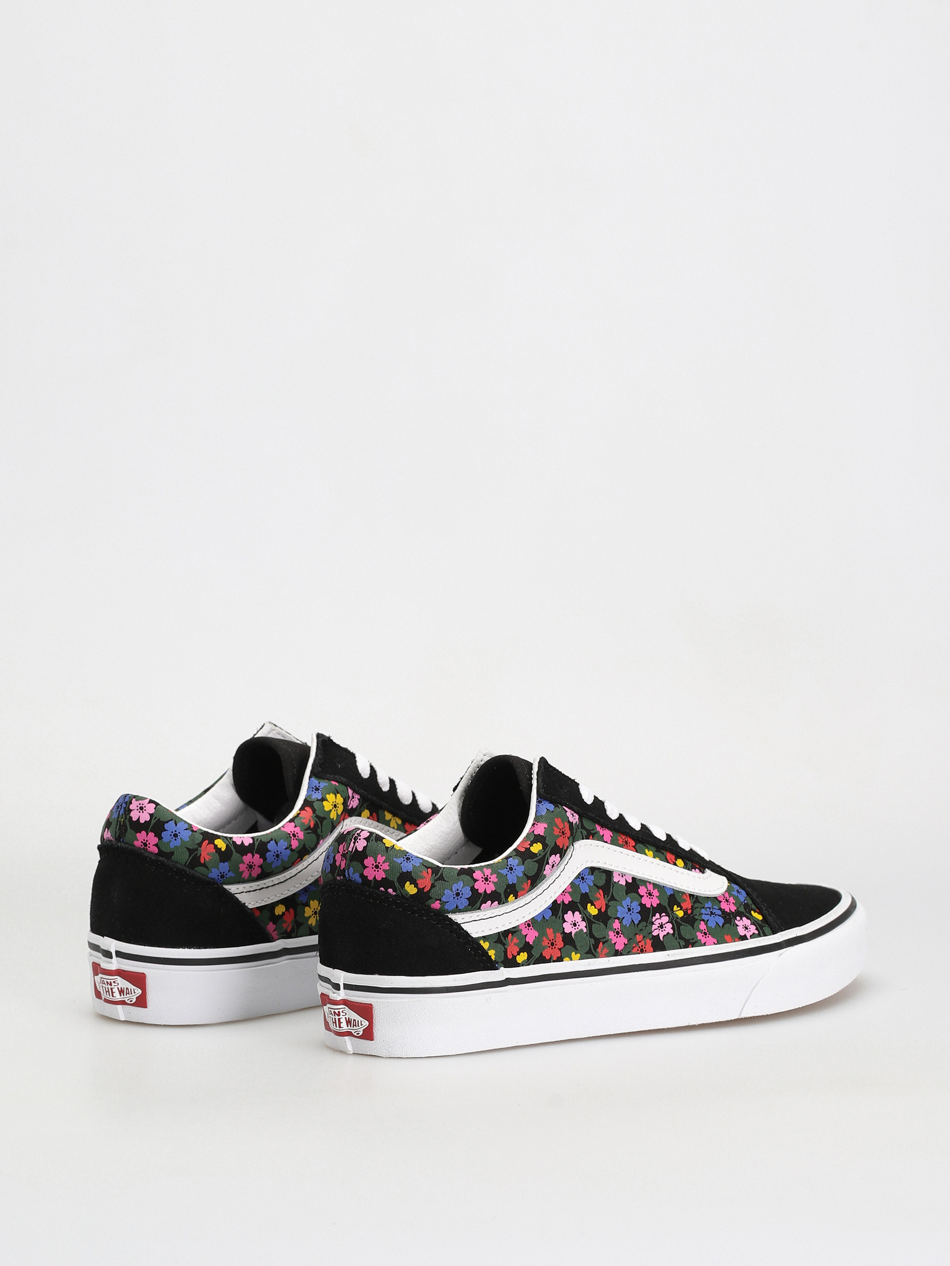 Vans Old Skool Cipők Wmn (floral black/white)
