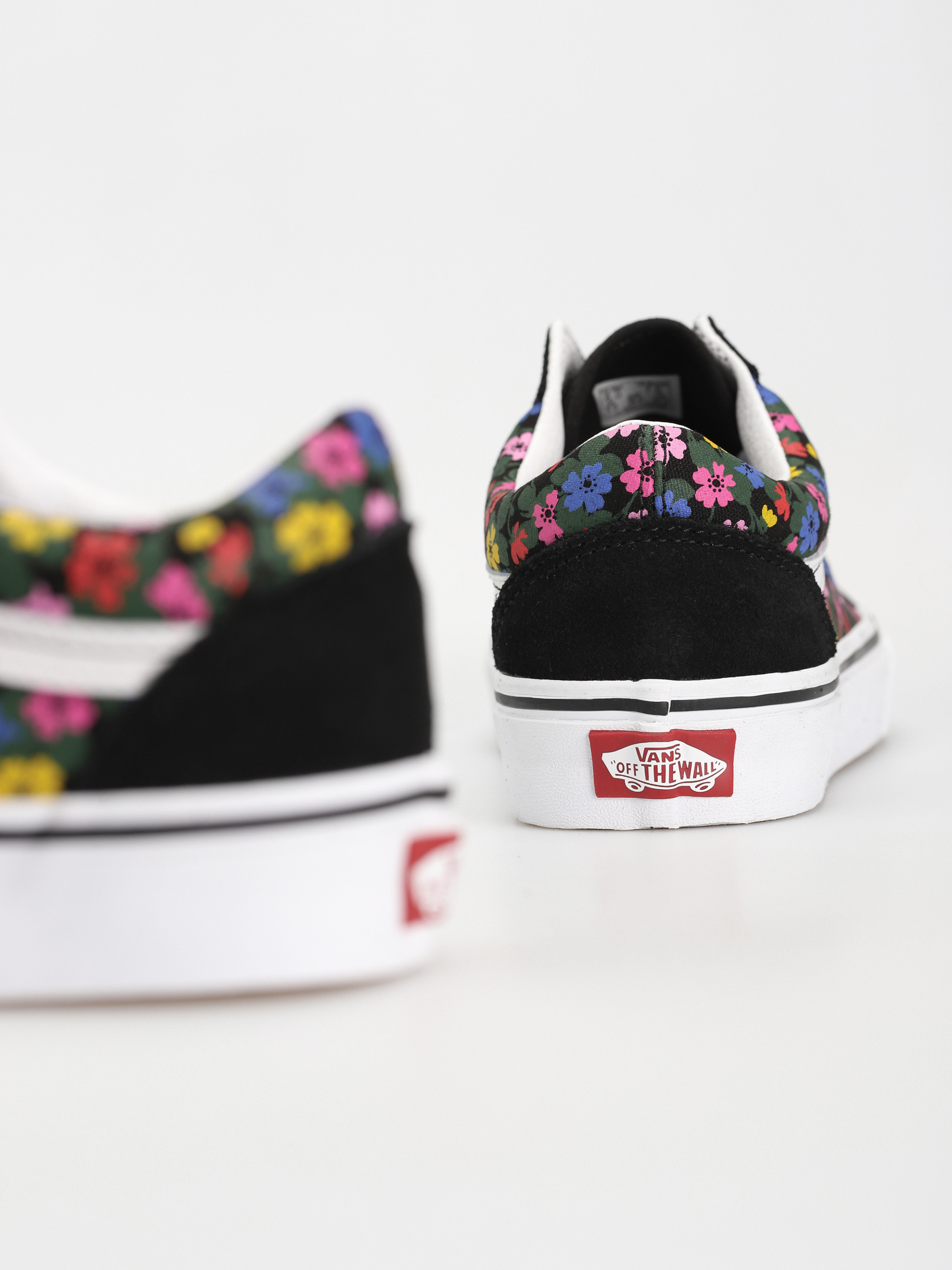 Vans Old Skool Cipők Wmn (floral black/white)