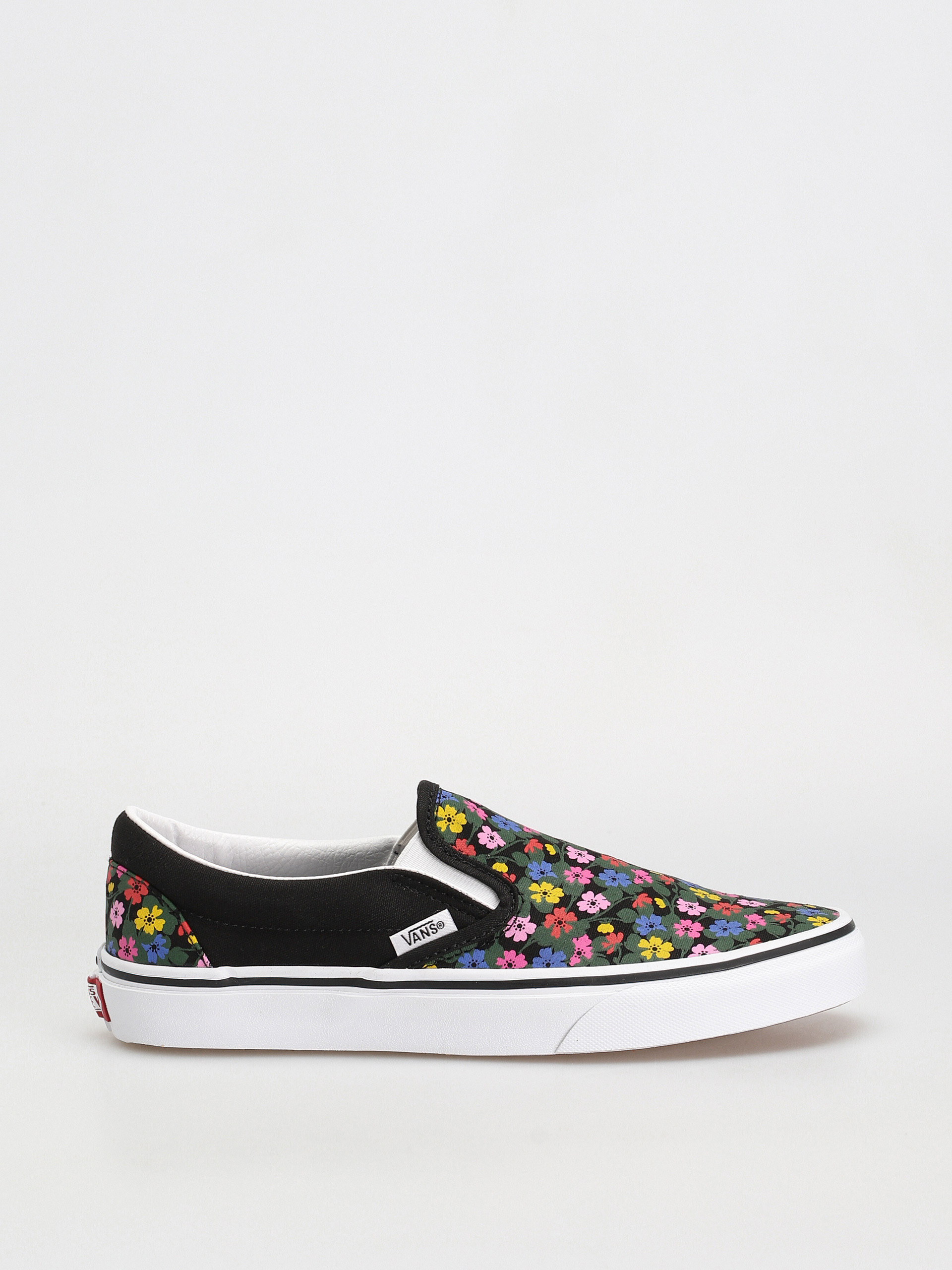 Vans Classic Slip On Cipők Wmn (floral black/white)