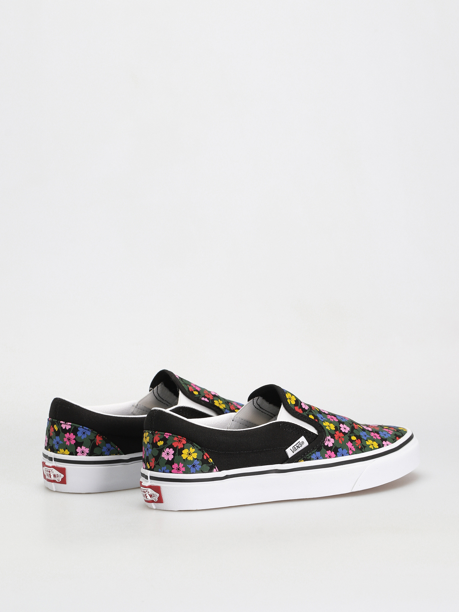 Vans Classic Slip On Cipők Wmn (floral black/white)