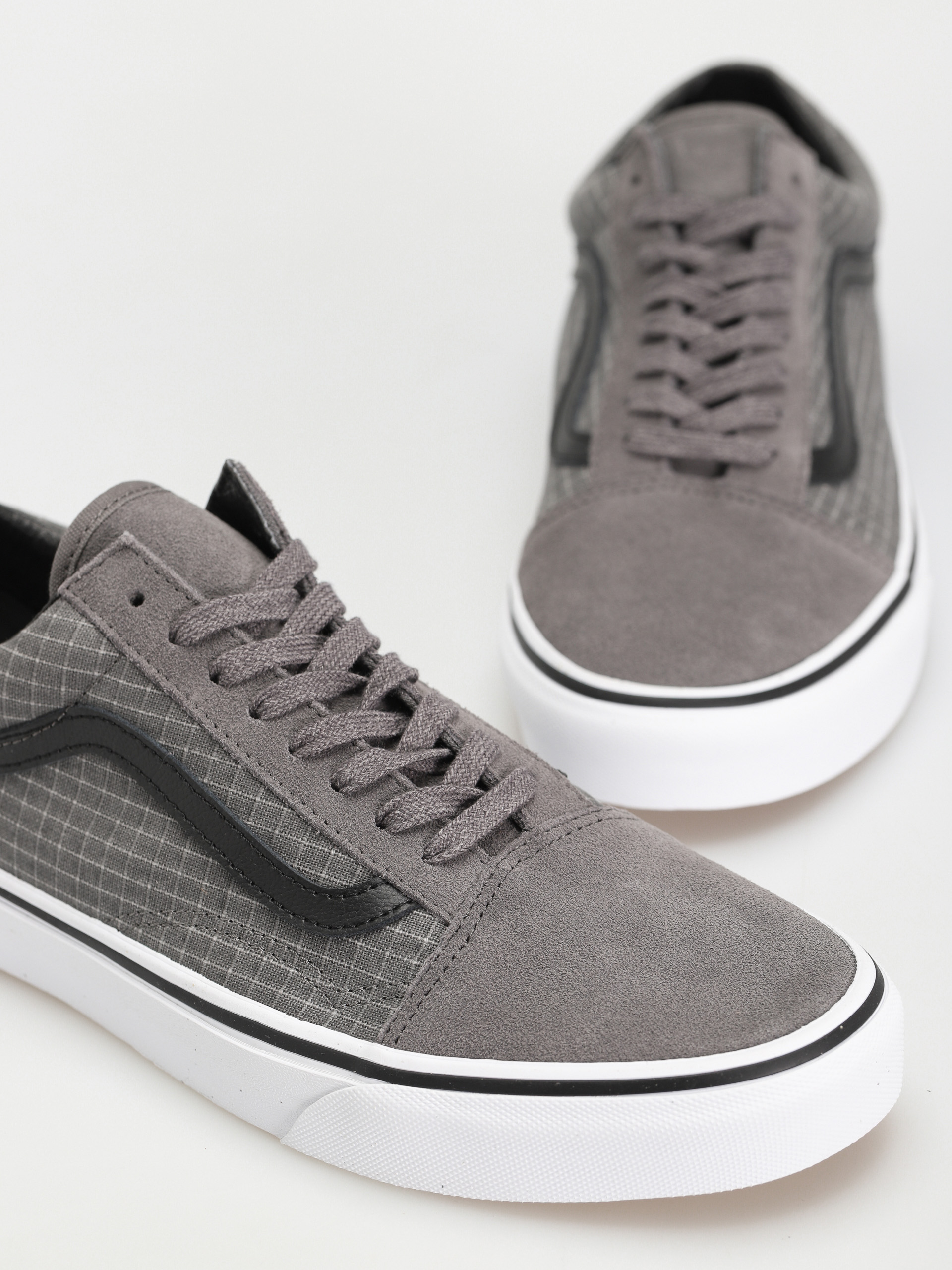 Vans Old Skool Cipők (ripstop canvas pewter/true white)