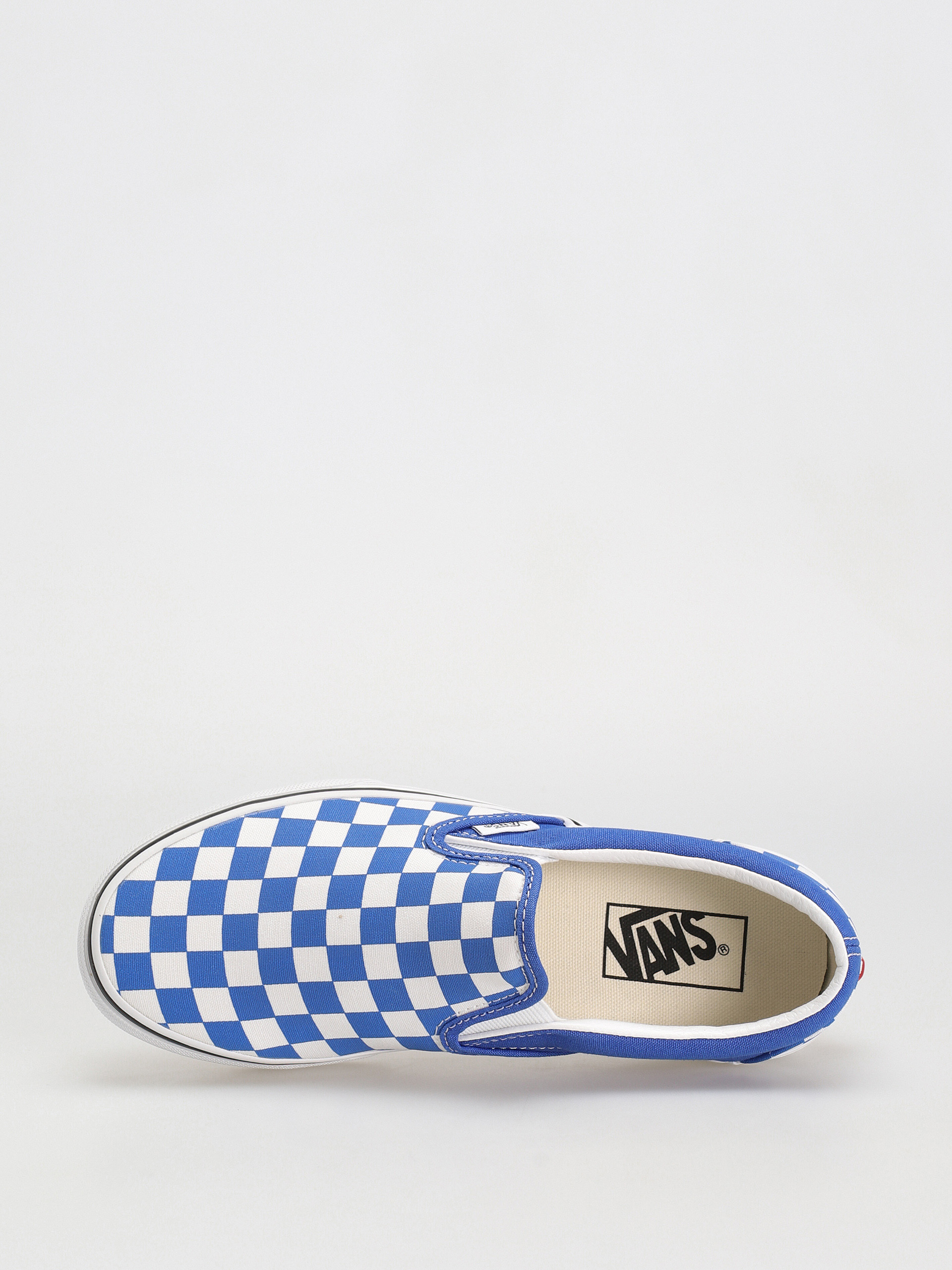 Vans Classic Slip On Cipők (color theory checkerboard dazzling blue)