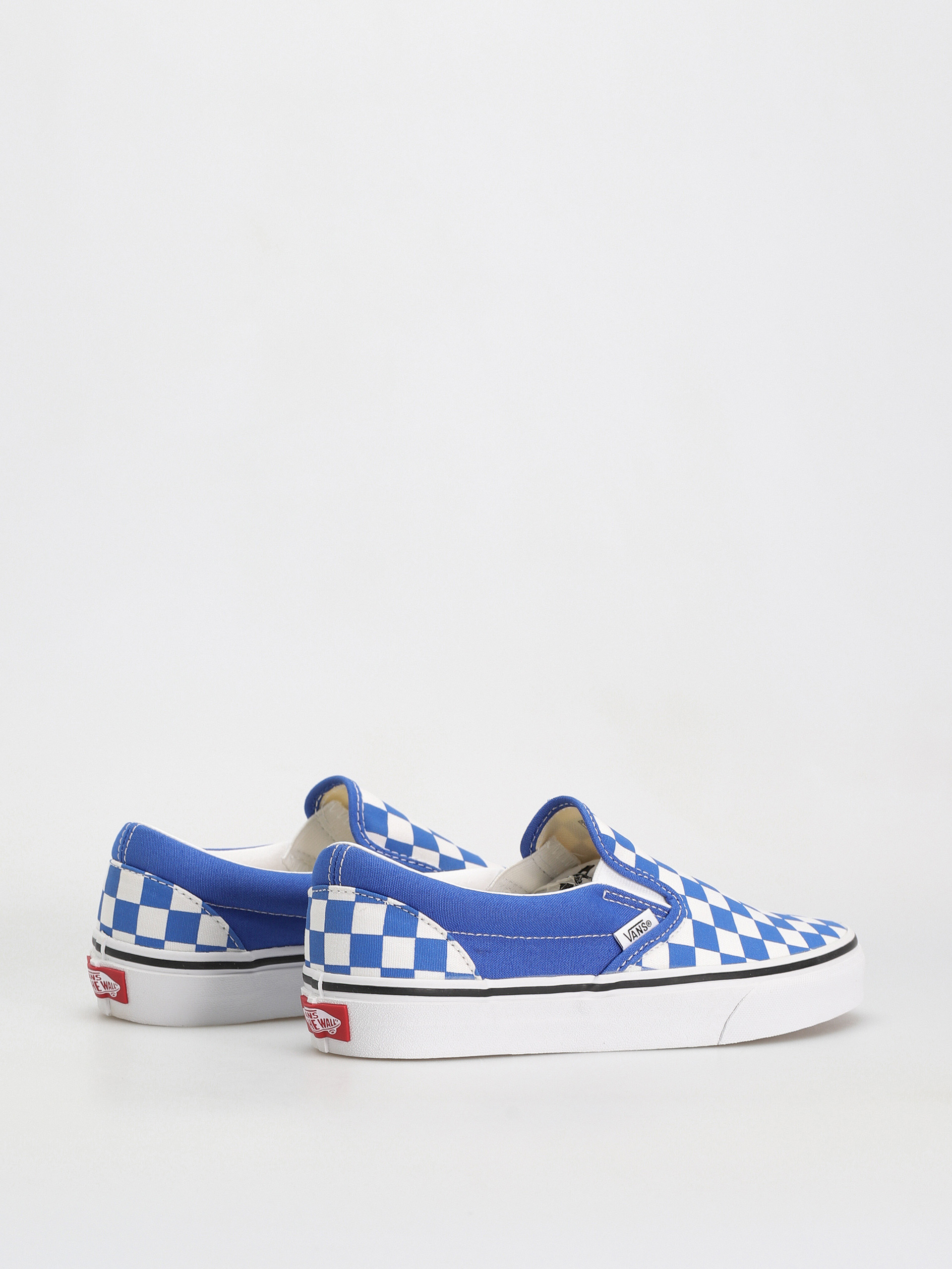 Vans Classic Slip On Cipők (color theory checkerboard dazzling blue)