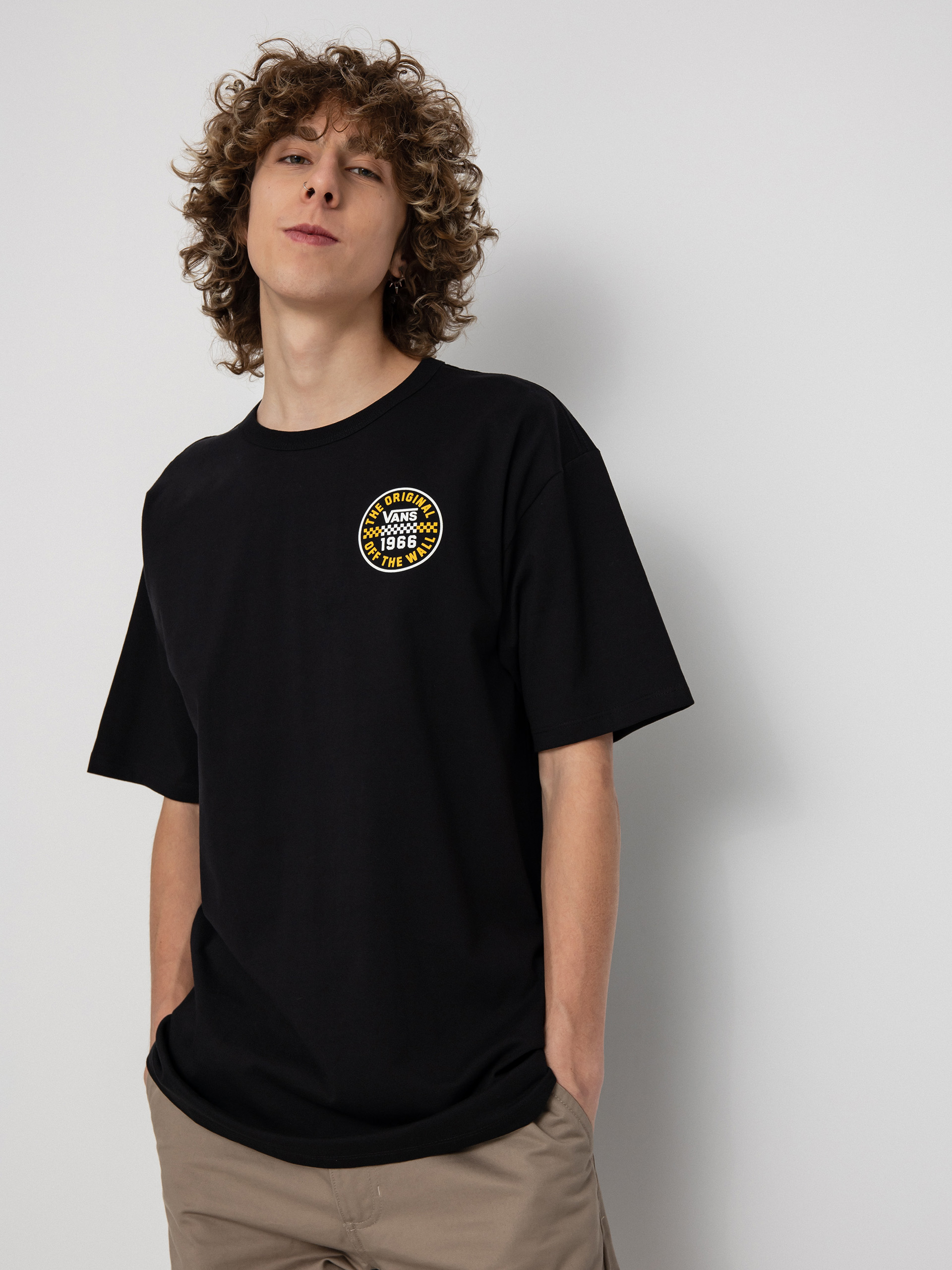 Vans Off The Wall Checker Circle póló (black)