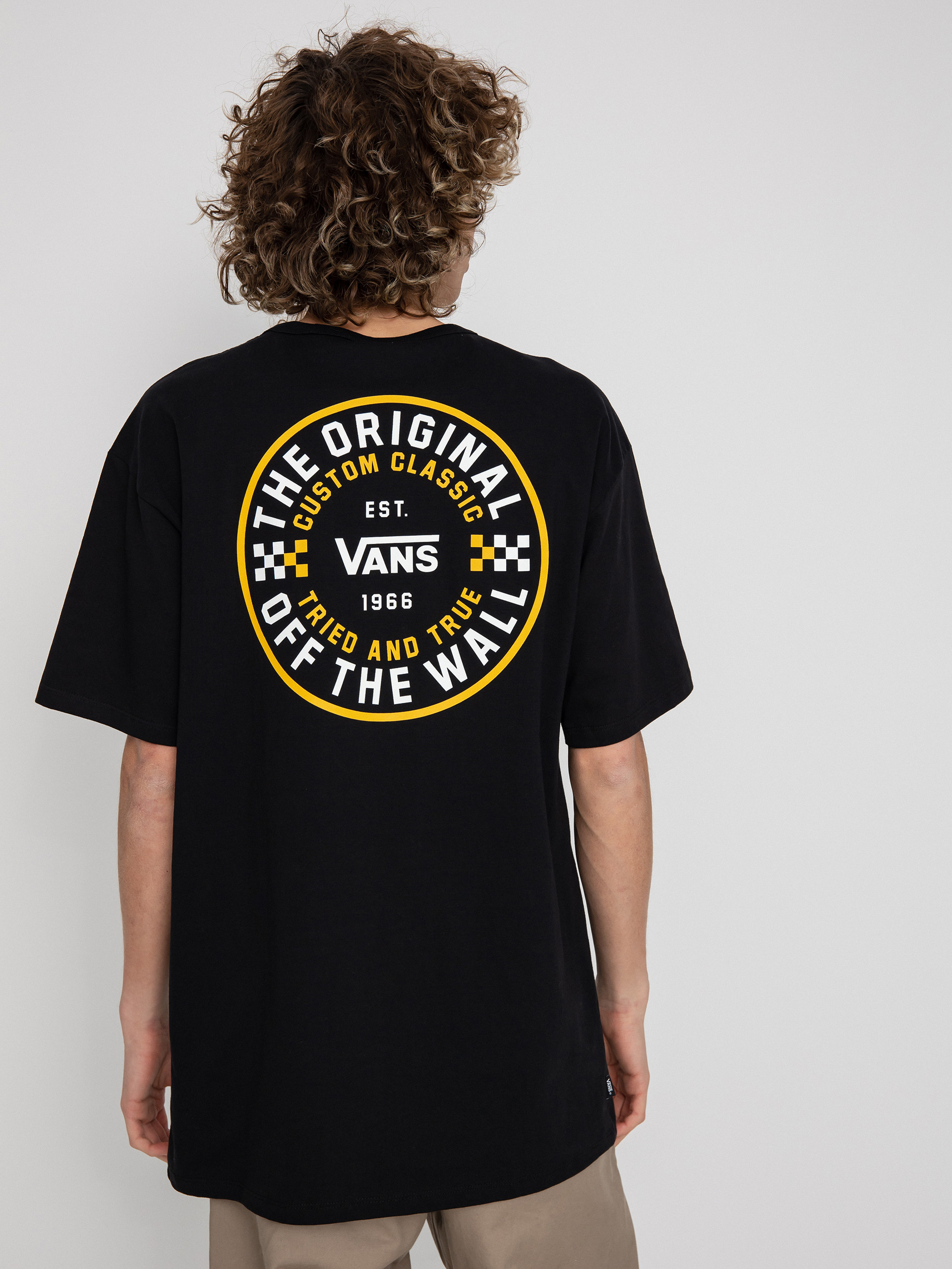 Vans Off The Wall Checker Circle póló (black)