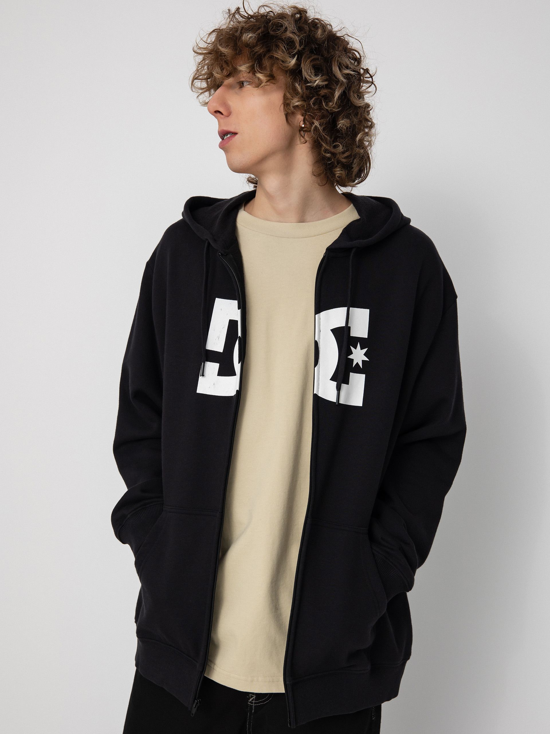 DC Star ZHD Kapucnis pulóver (black)