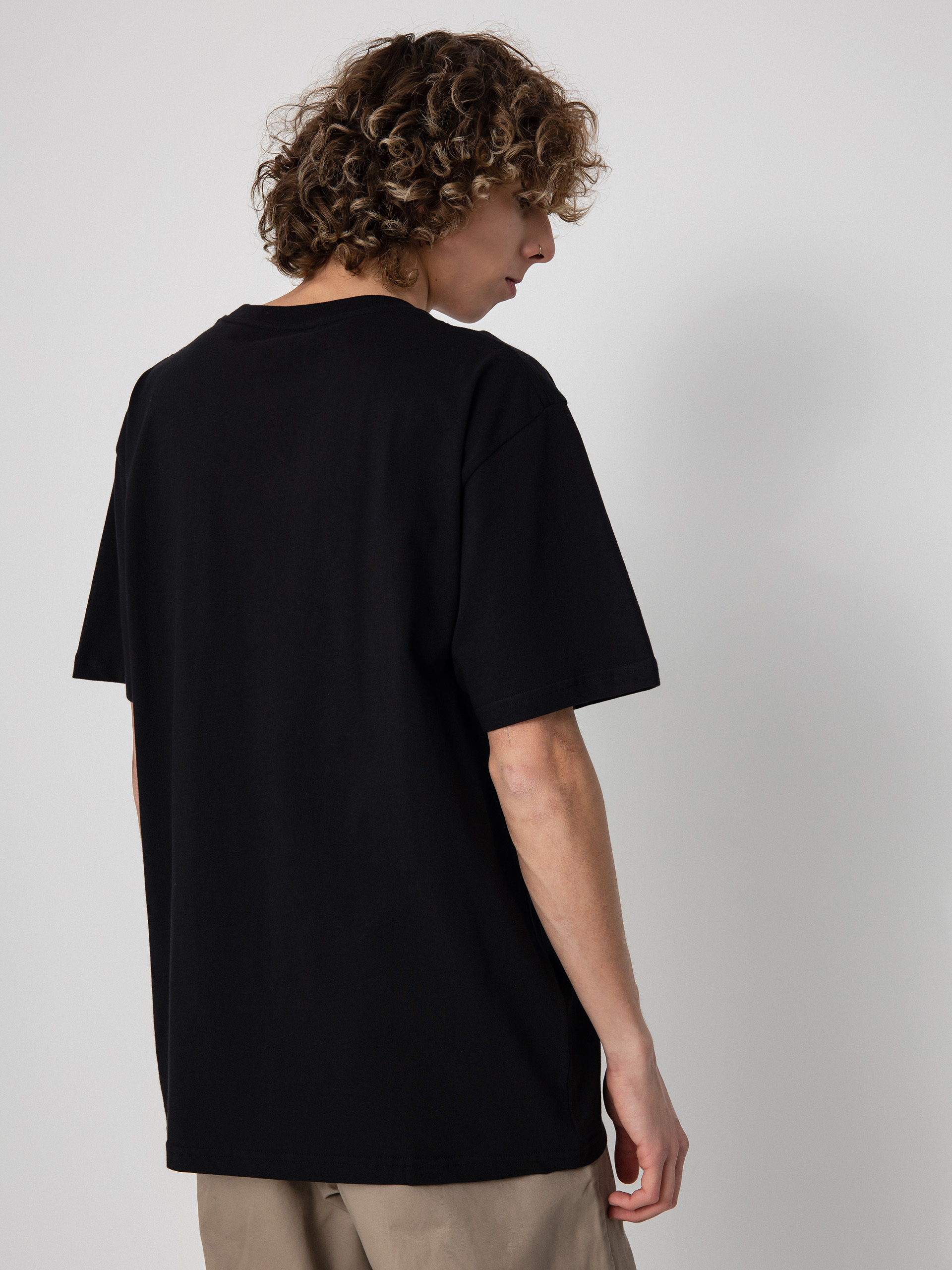 DC Square Star Fill póló (black/fire camo)