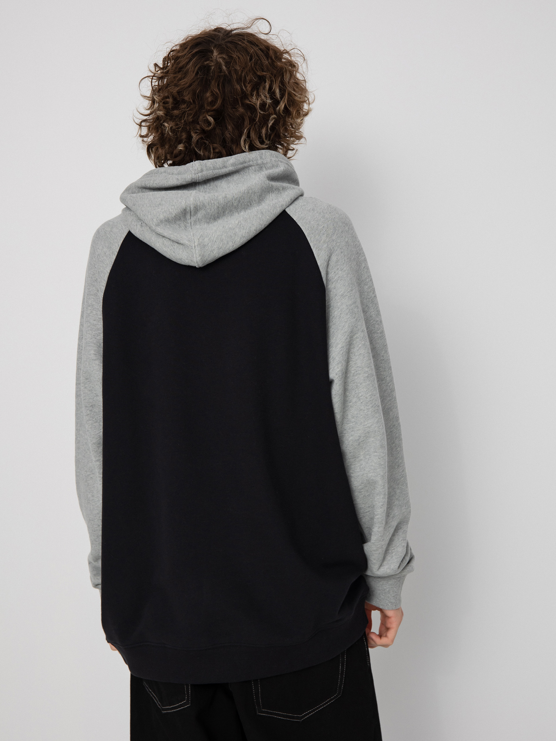 DC Star Pilot Raglan HD Kapucnis pulóver (black/grey heather)