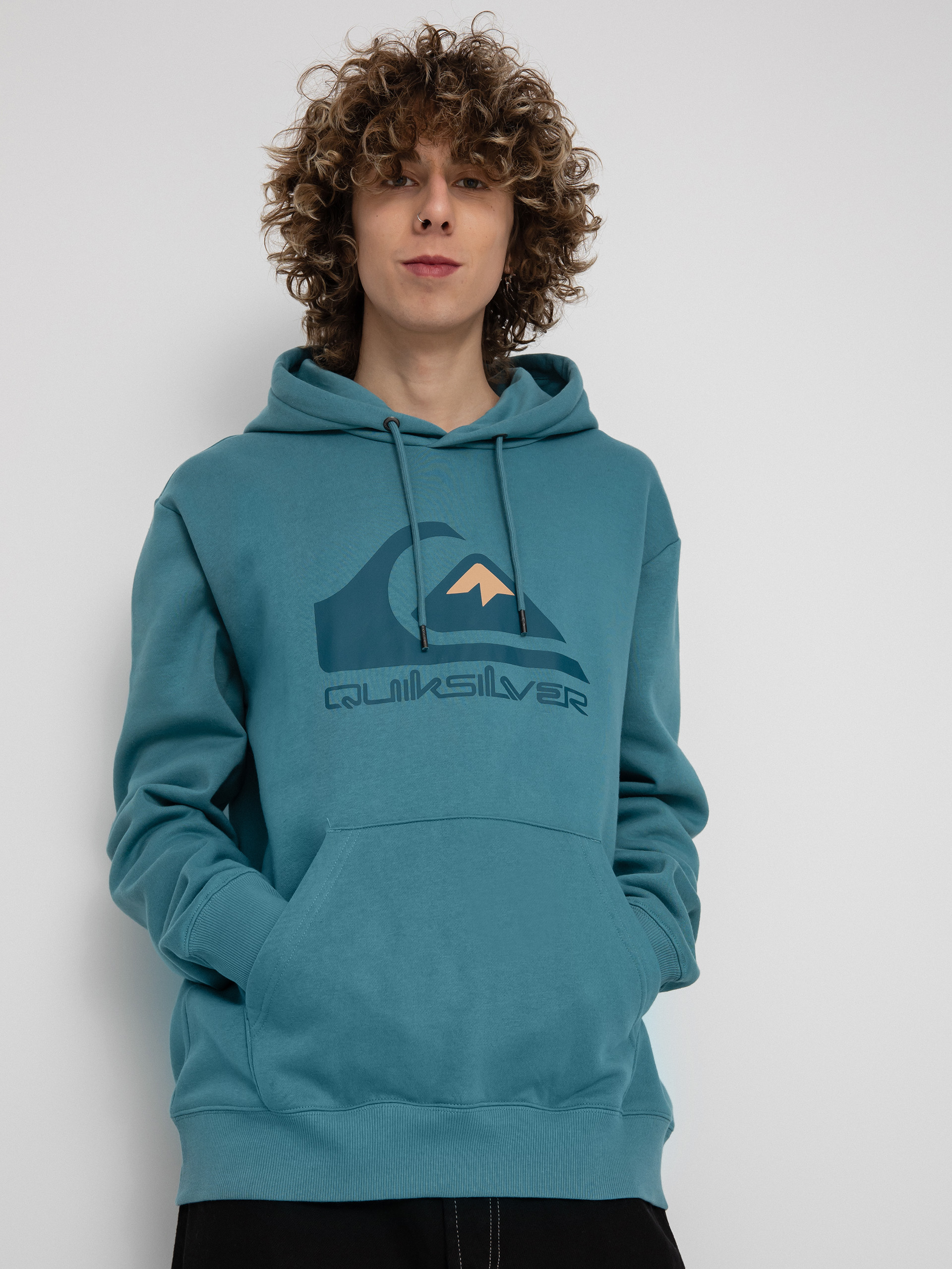 Quiksilver Big Logo HD Kapucnis pulóver (brittany blue)