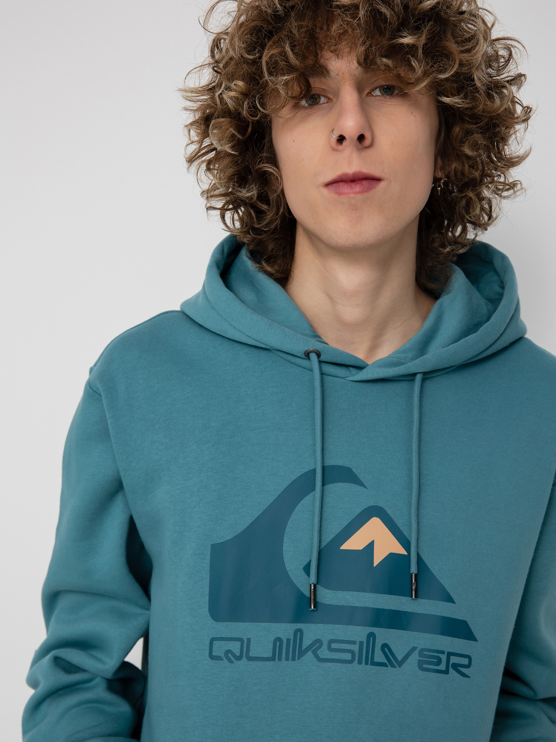 Quiksilver Big Logo HD Kapucnis pulóver (brittany blue)