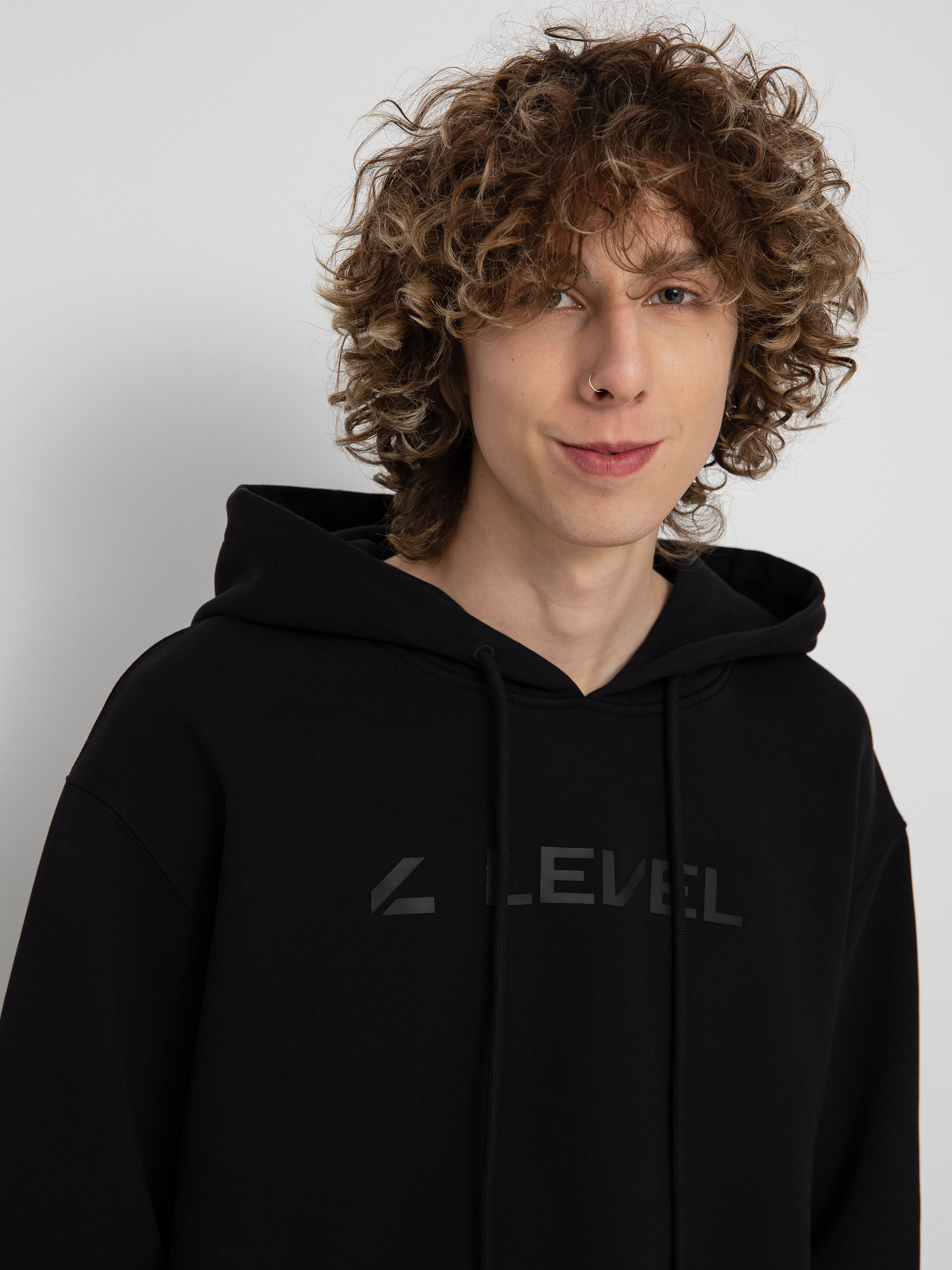 Level Racing HD Kapucnis pulóver (black)