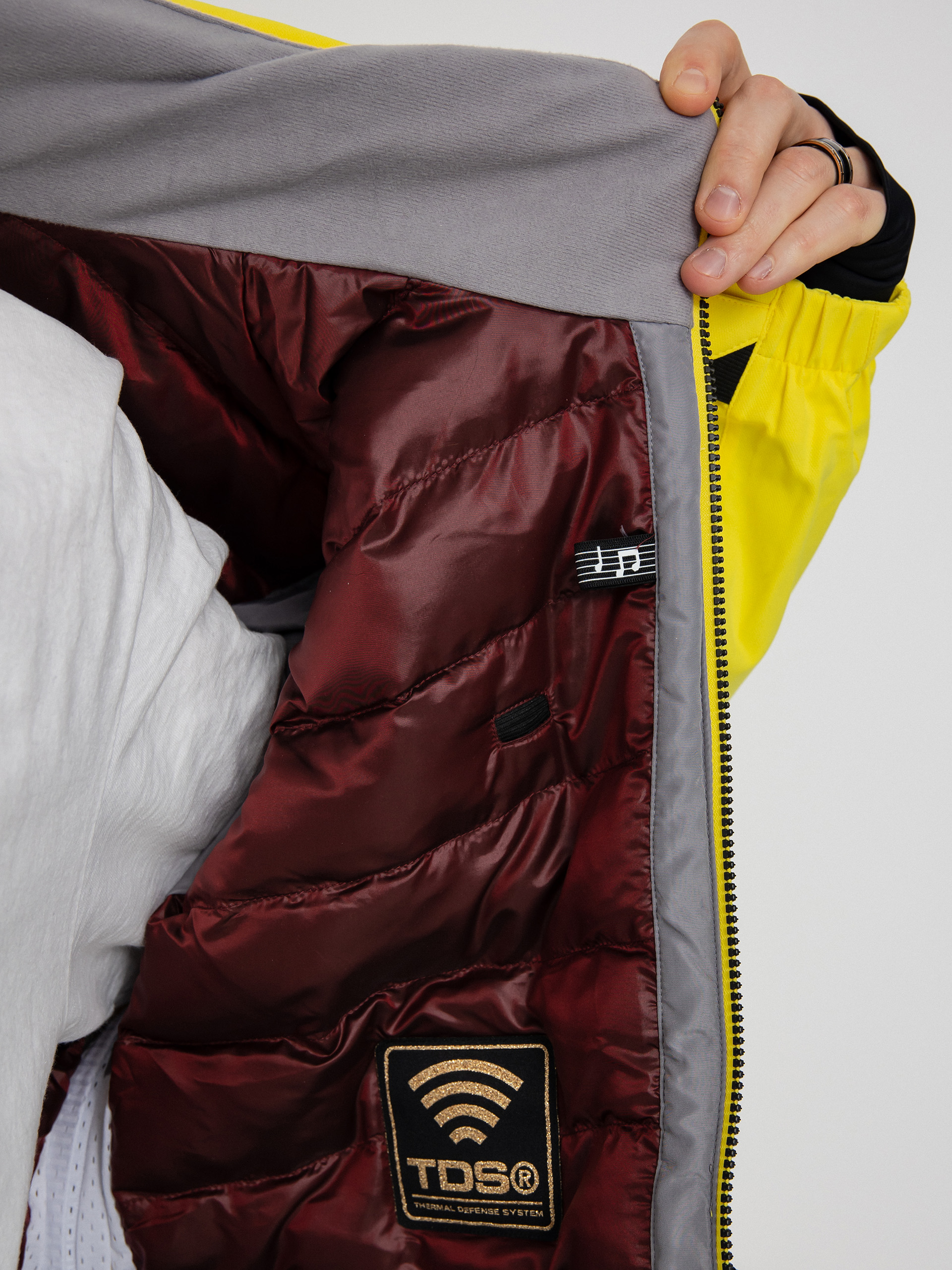 Férfi Volcom Quad Angle 2L Tds Snowboard dzseki (citron)