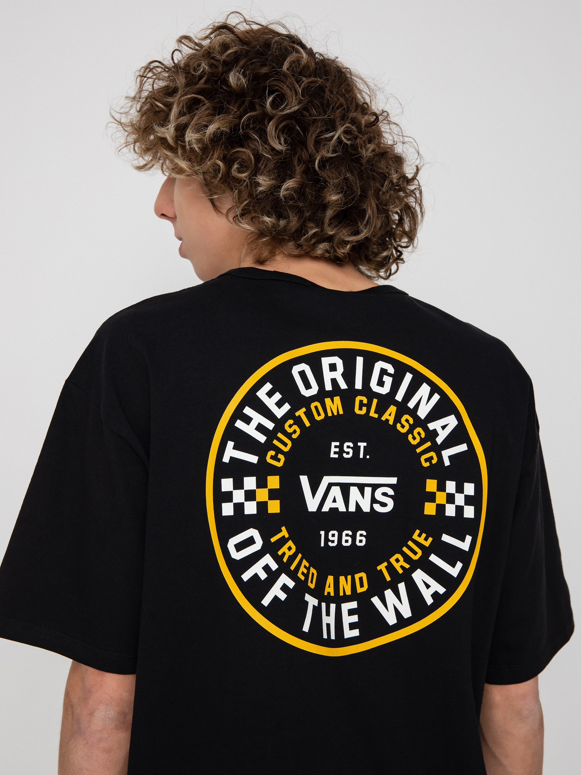 Vans Off The Wall Checker Circle póló (black)