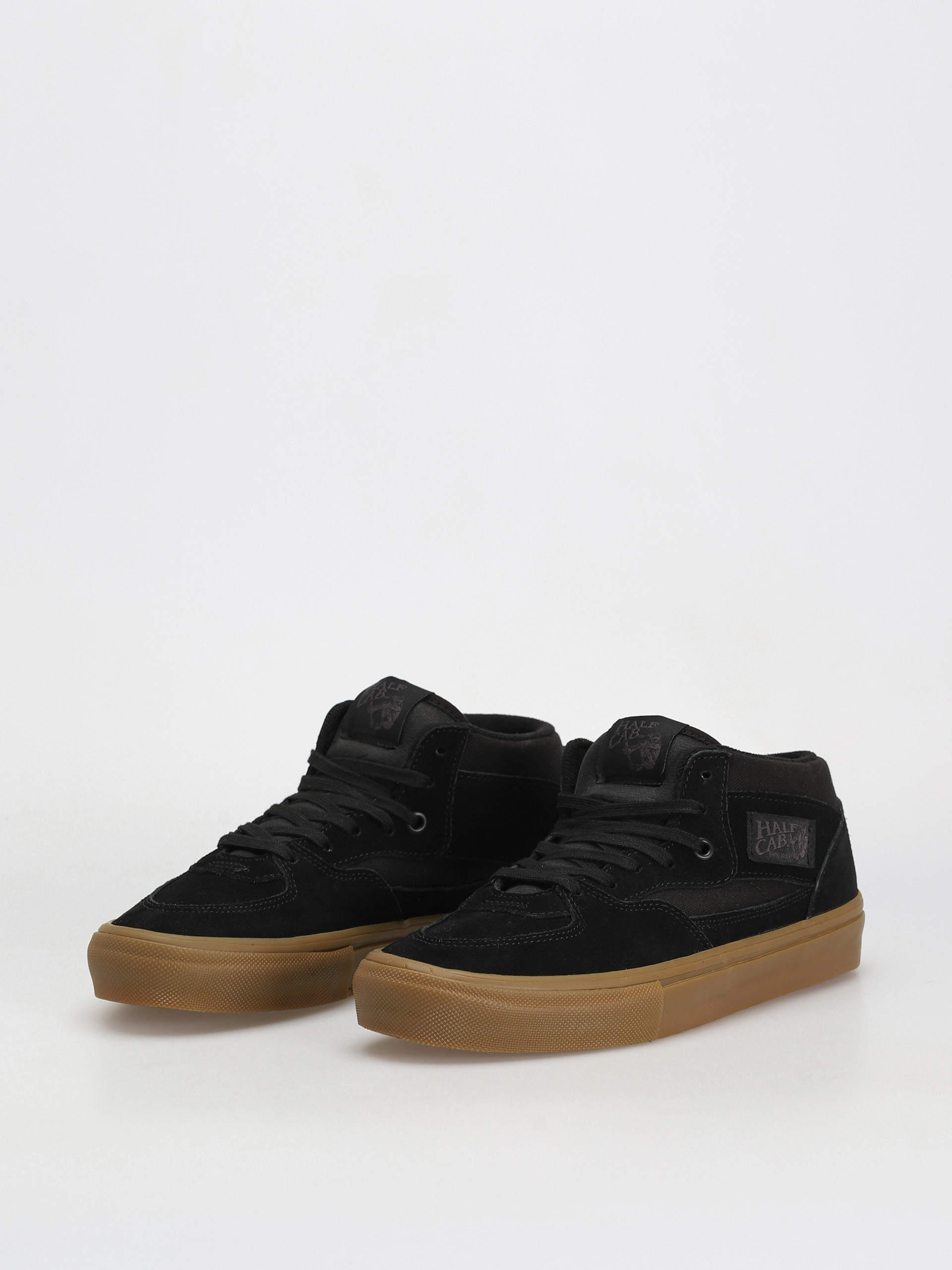Vans Skate Half Cab Cipők (black/gum)
