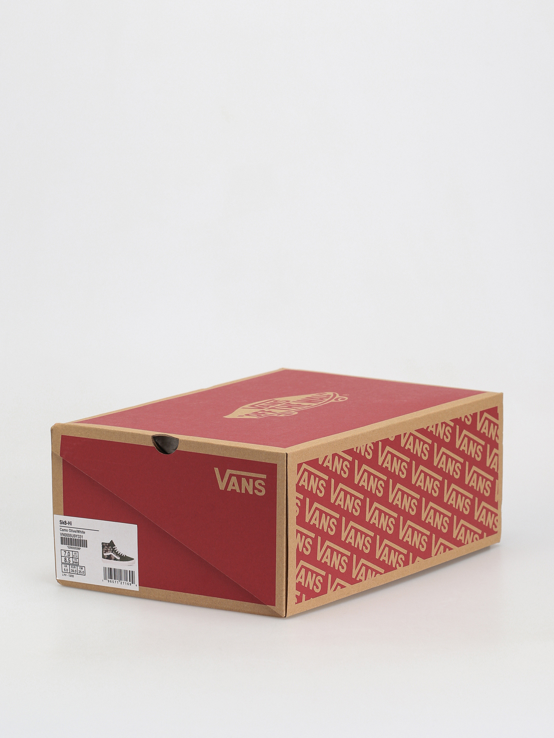 Vans Sk8 Hi Cipők (camo olive/white)