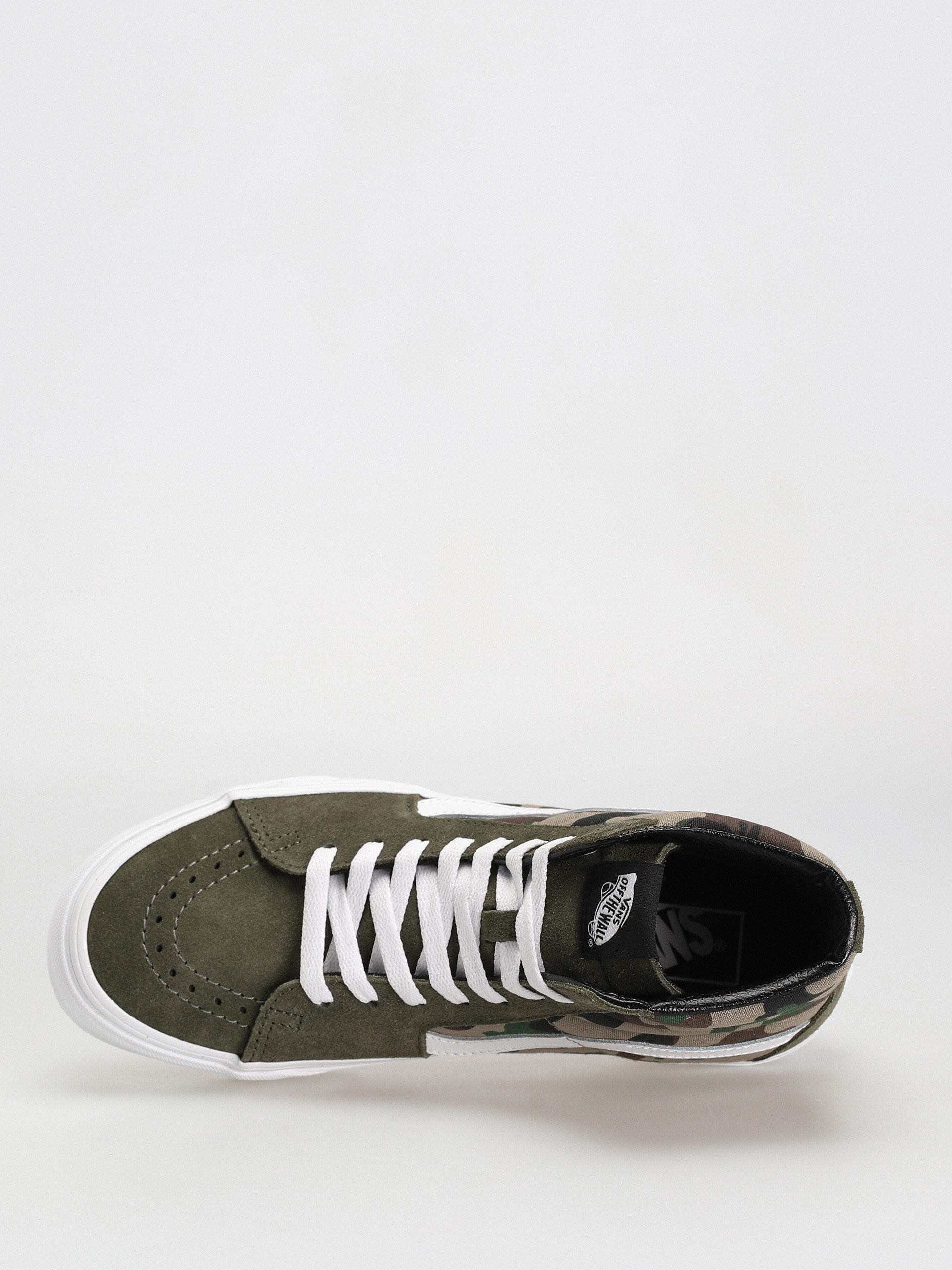 Vans Sk8 Hi Cipők (camo olive/white)