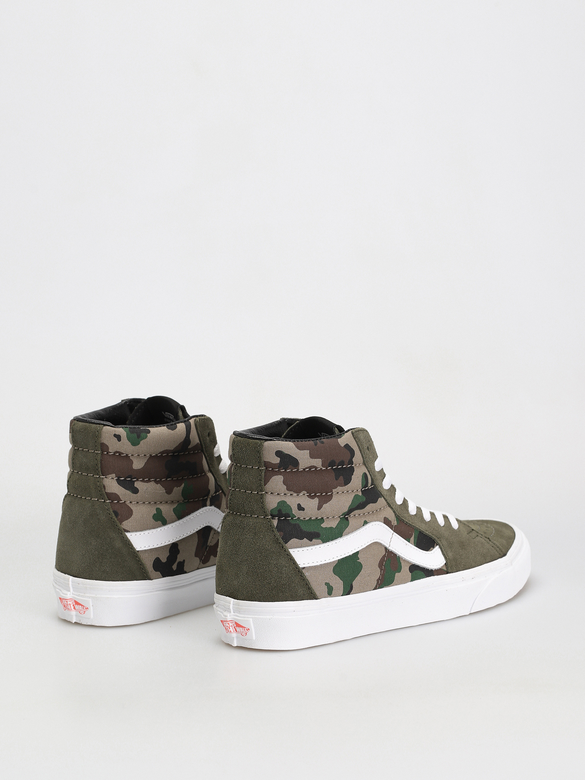 Vans Sk8 Hi Cipők (camo olive/white)