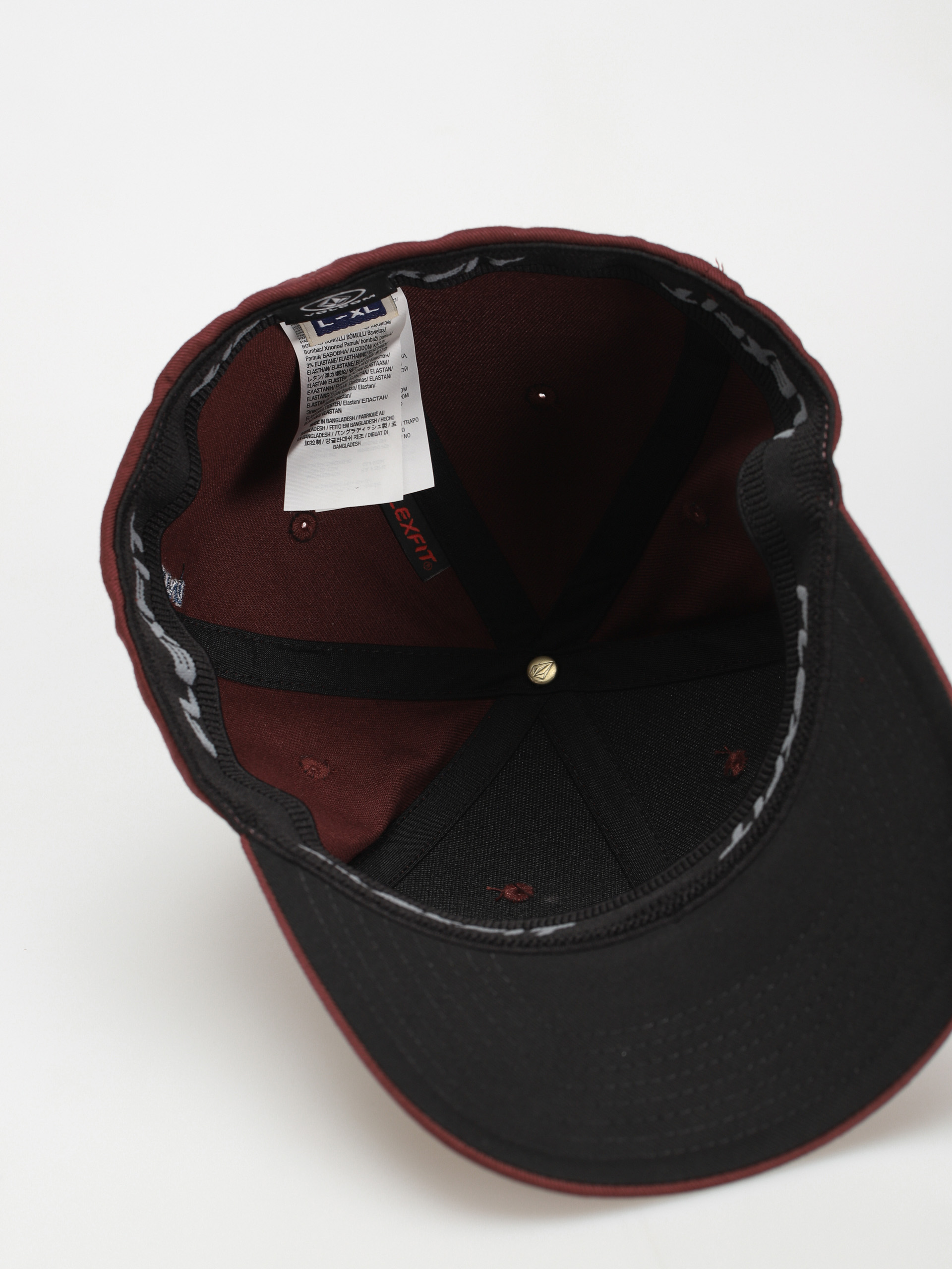 Volcom Full Stone Flexfit Baseball sapka (bordeaux brown)