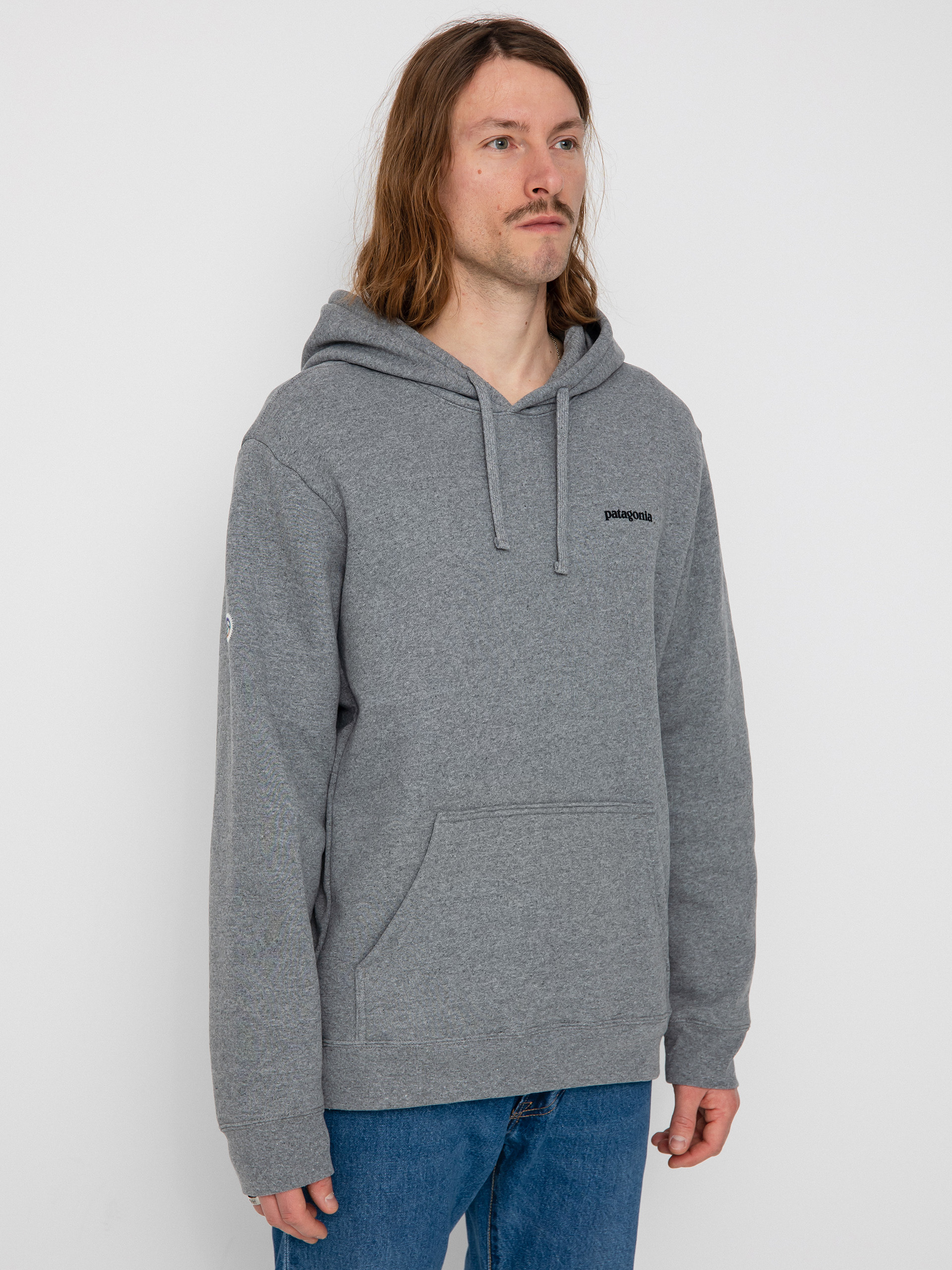 Patagonia Fitz Roy Icon Uprisal HD Kapucnis pulóver (gravel heather)