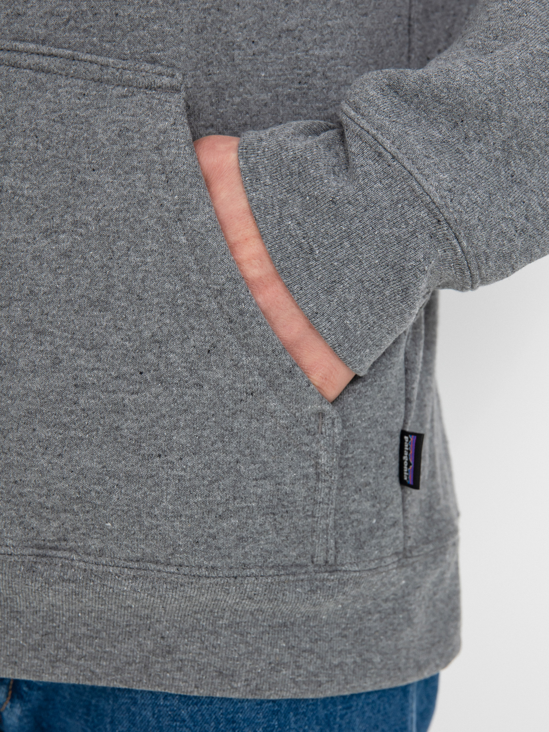 Patagonia Fitz Roy Icon Uprisal HD Kapucnis pulóver (gravel heather)