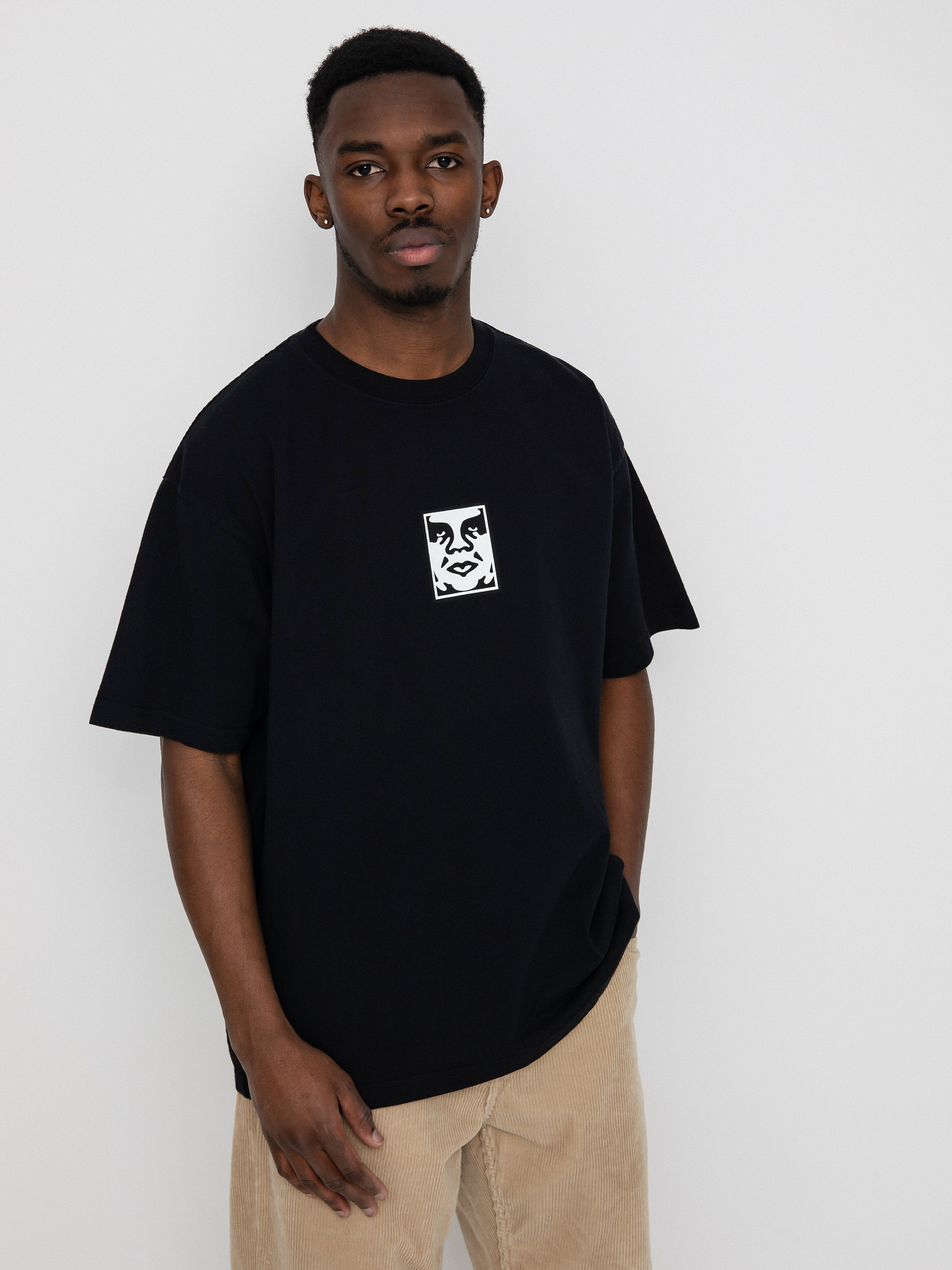 OBEY Icon póló (off black)