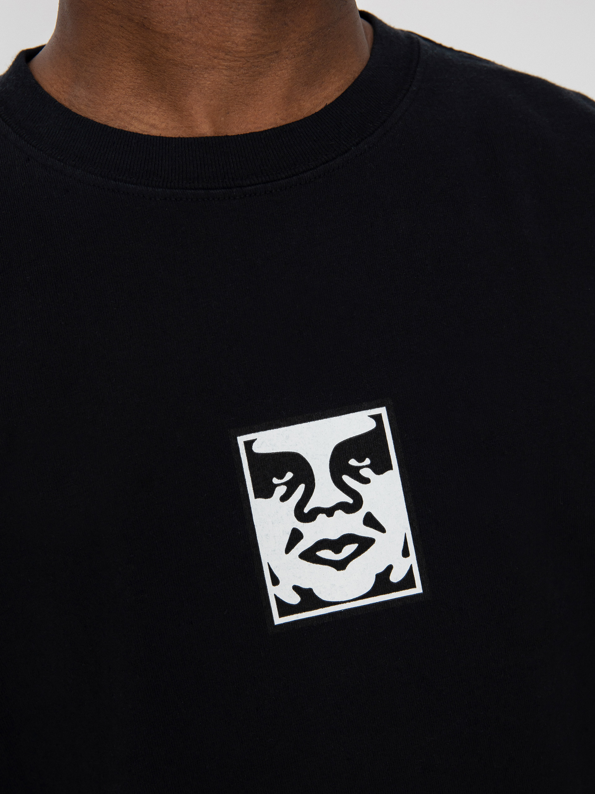 OBEY Icon póló (off black)