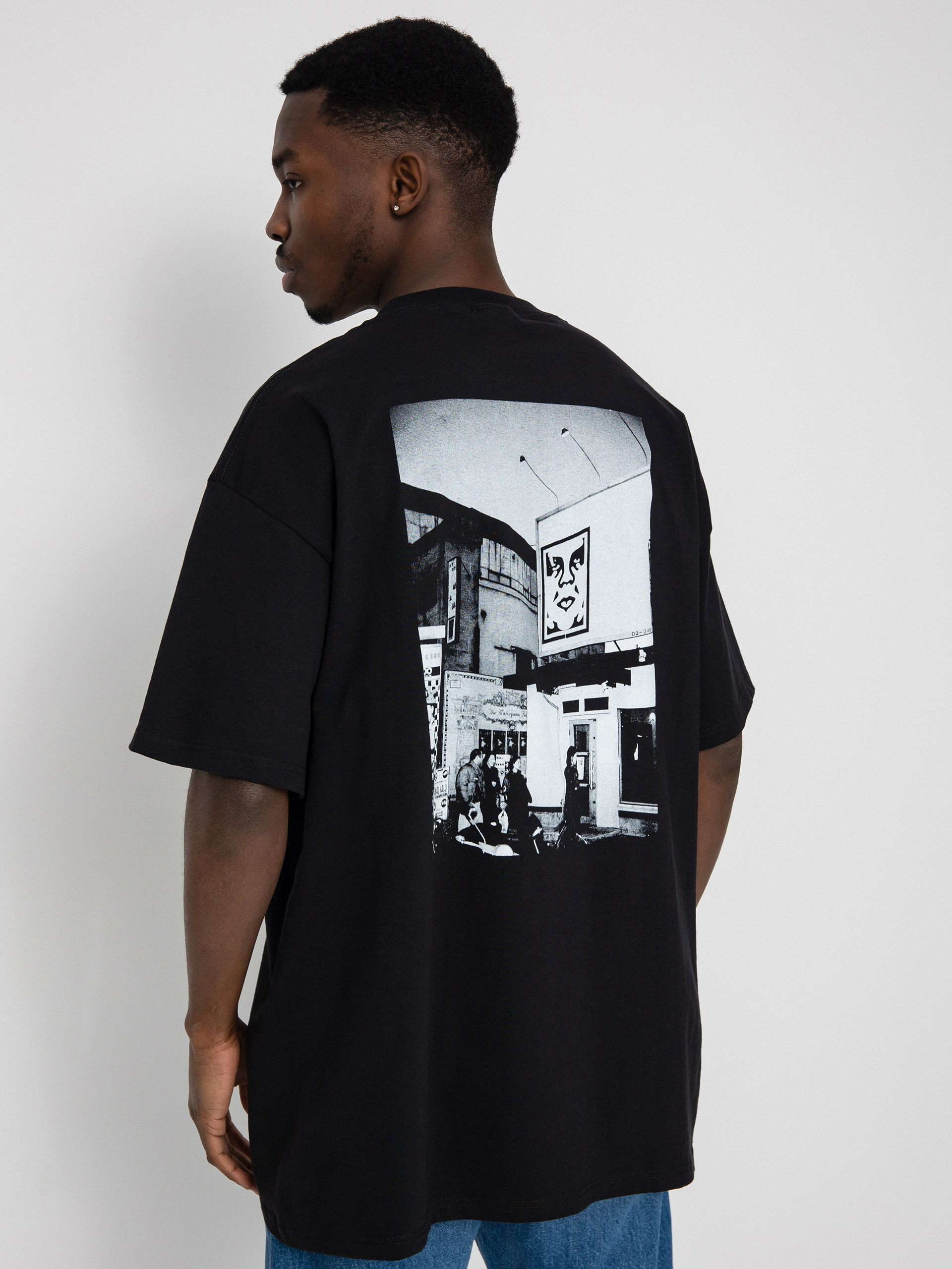 OBEY Hong Kong Photo póló (black)