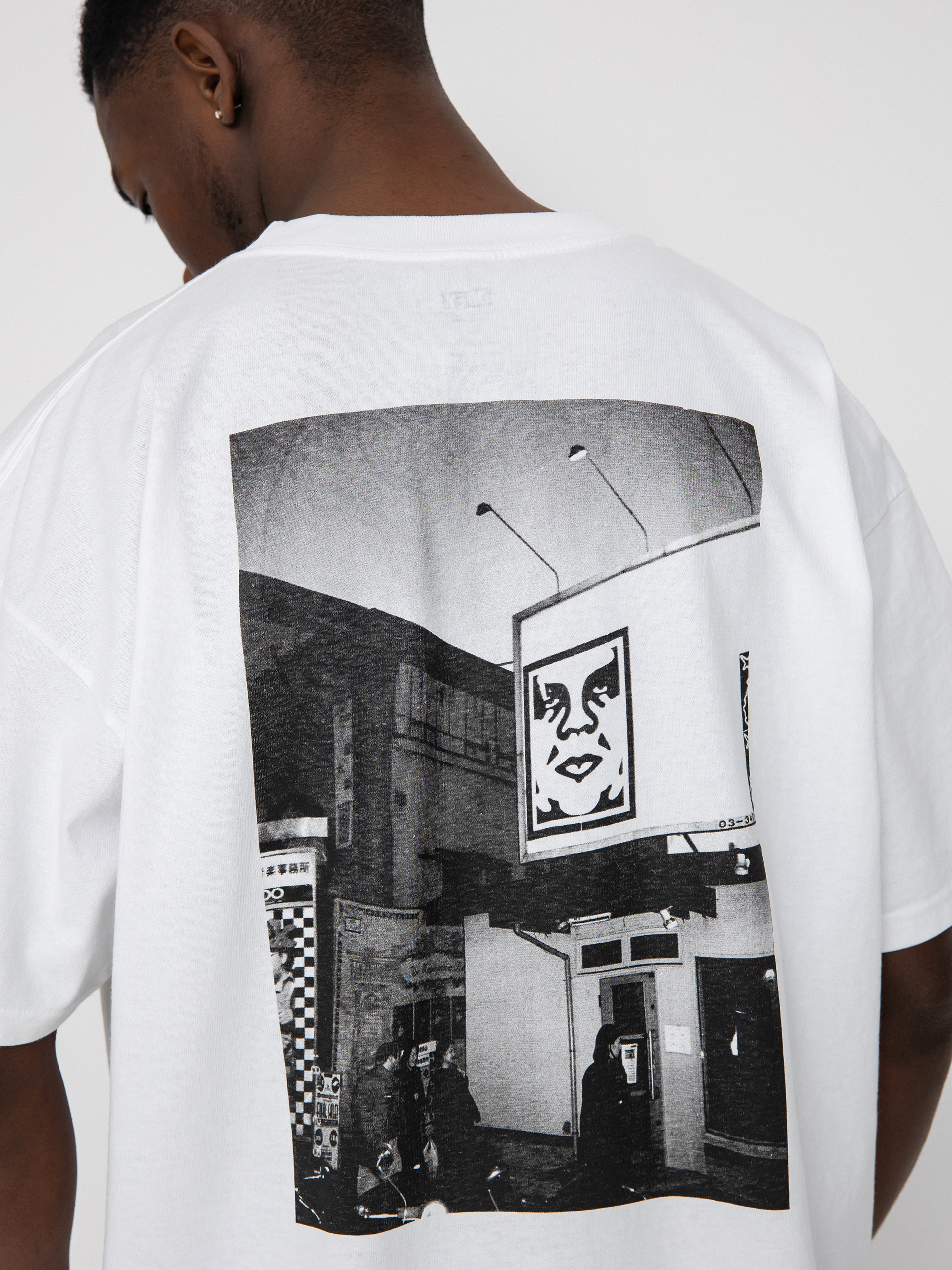 OBEY Hong Kong Photo póló (white)