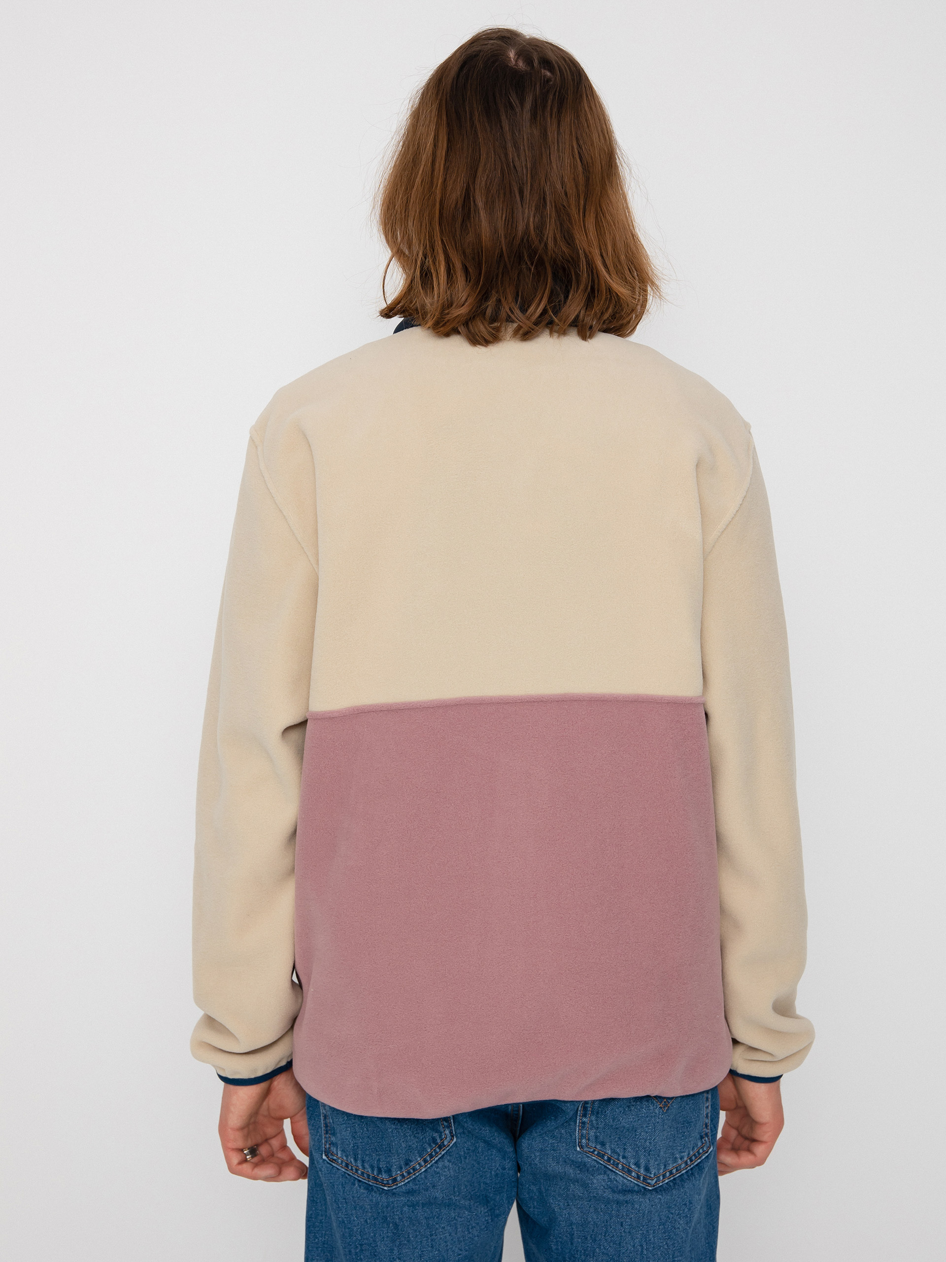 Férfi Patagonia Microdini 1/2 Zip Polár pulóver (evening mauve)