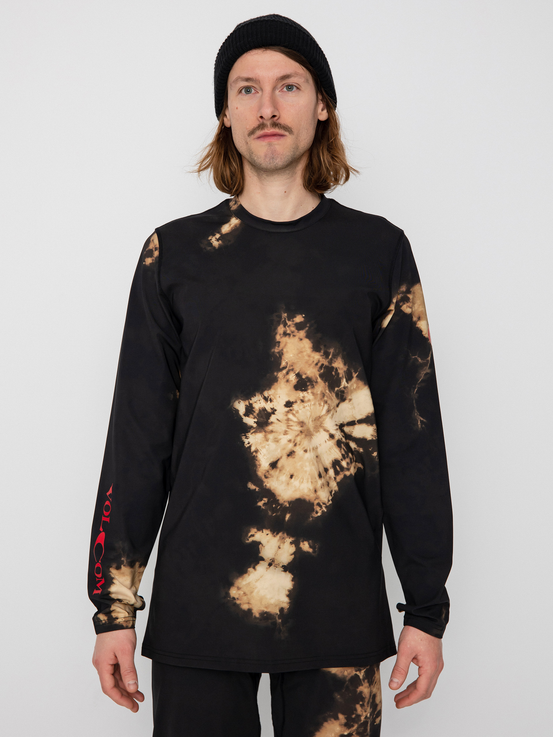 Volcom Longsleeve aktywny V.Co Mens Base Layer Top Alsónemű (bleach black)