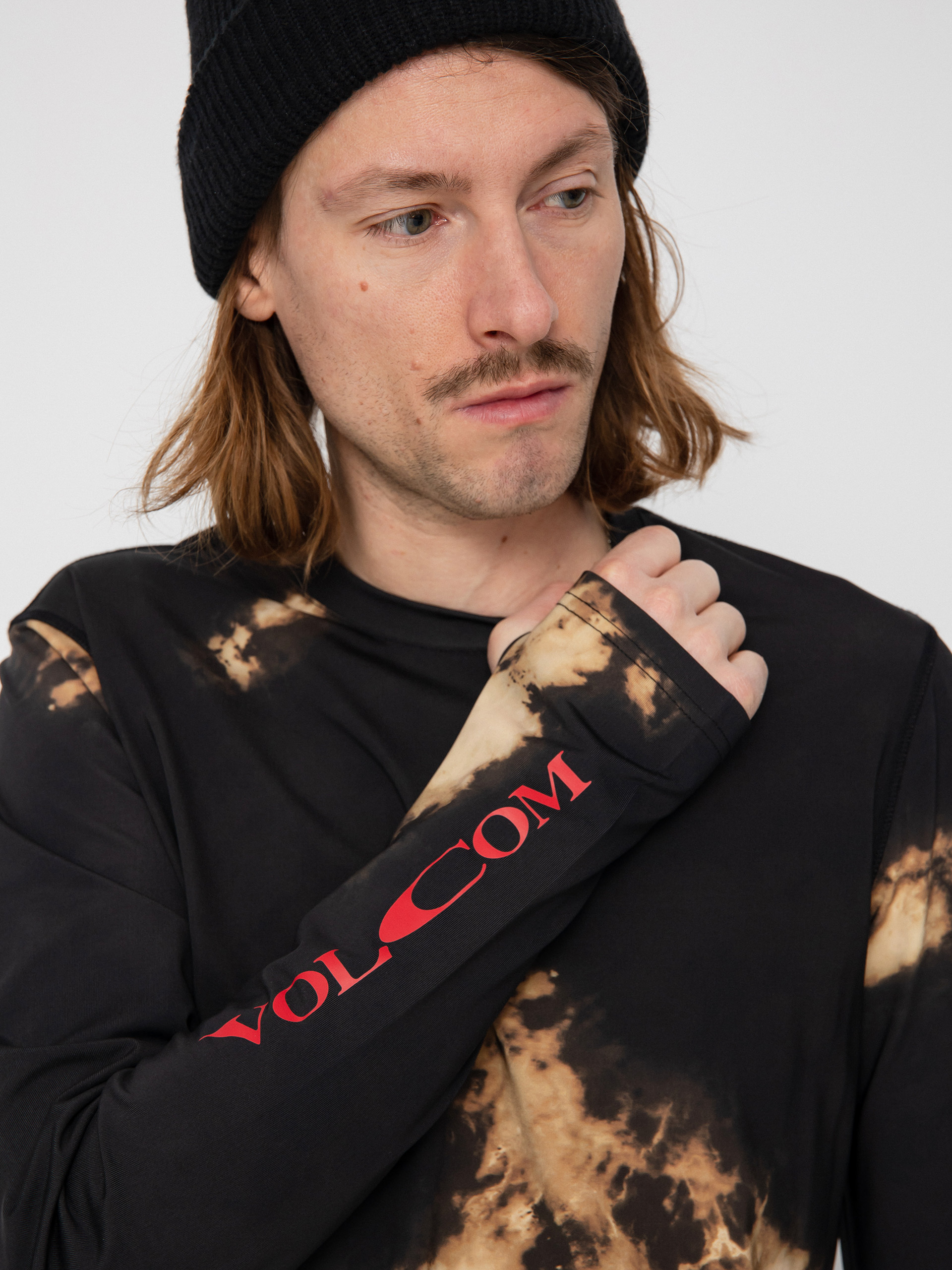 Volcom Longsleeve aktywny V.Co Mens Base Layer Top Alsónemű (bleach black)