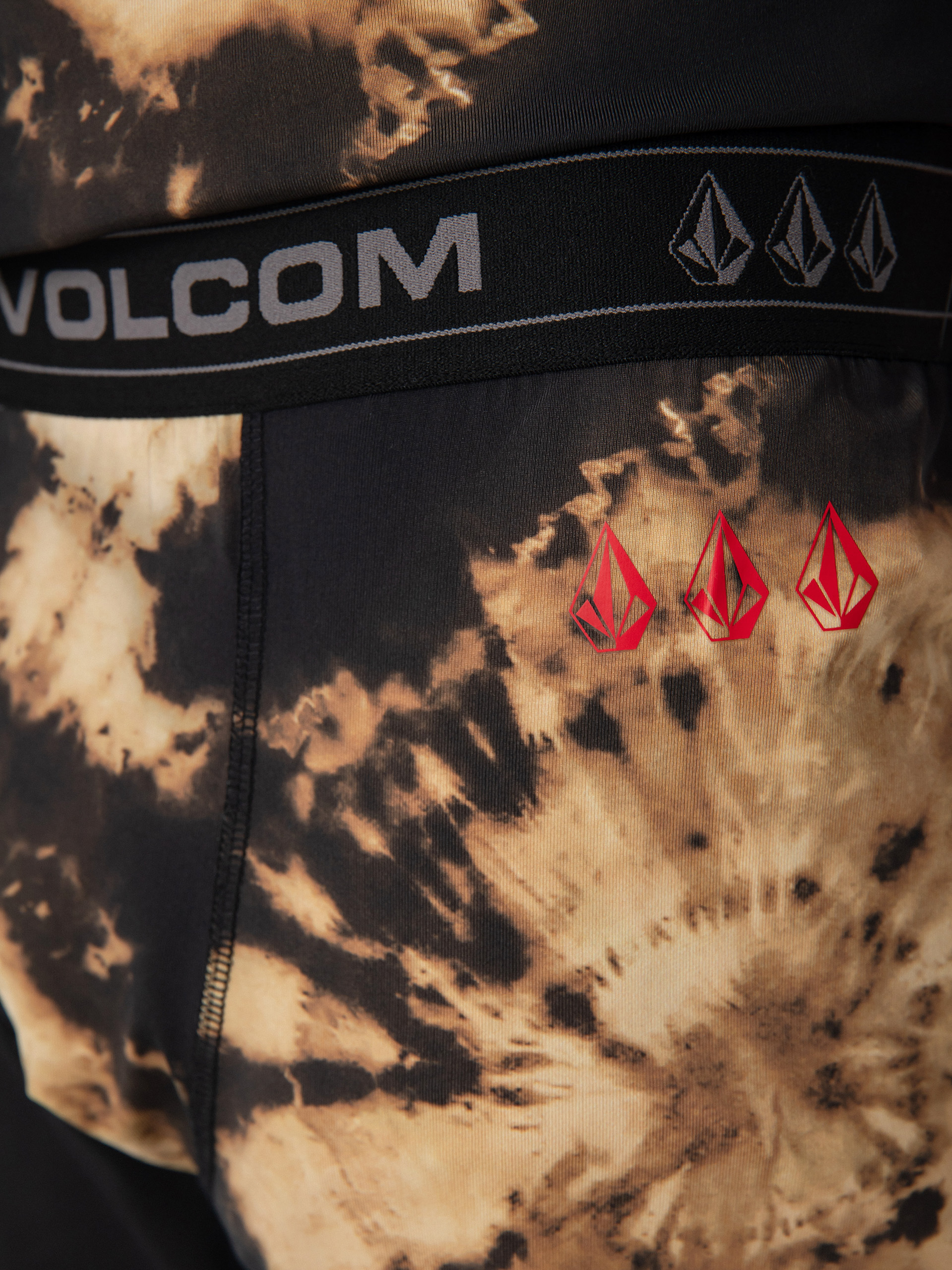 Volcom Kalesony aktywne V.Co Mens Base Layer Alsónemű (bleach black)