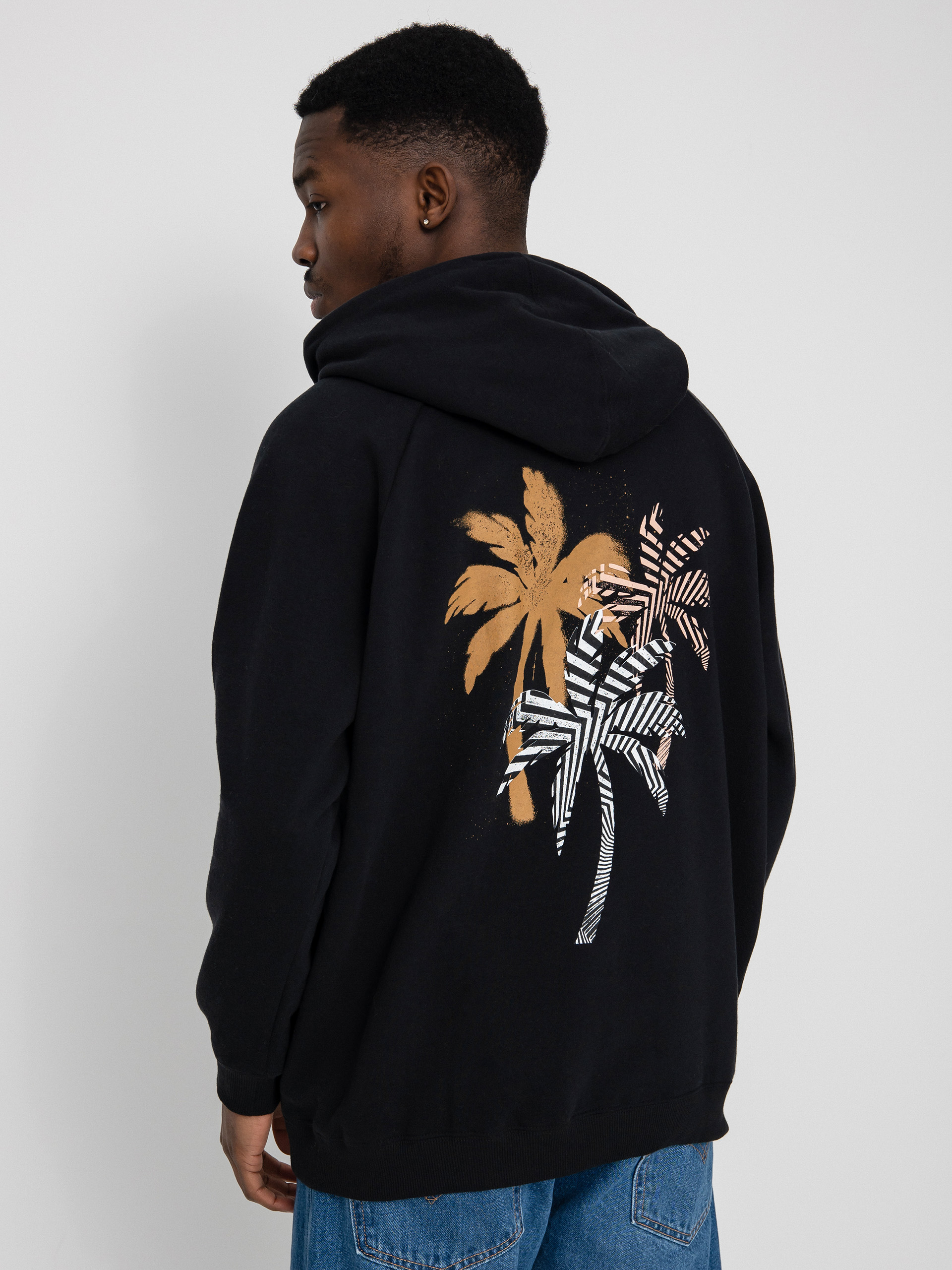 Volcom Truly Stoked Bf HD Kapucnis pulóver (black)