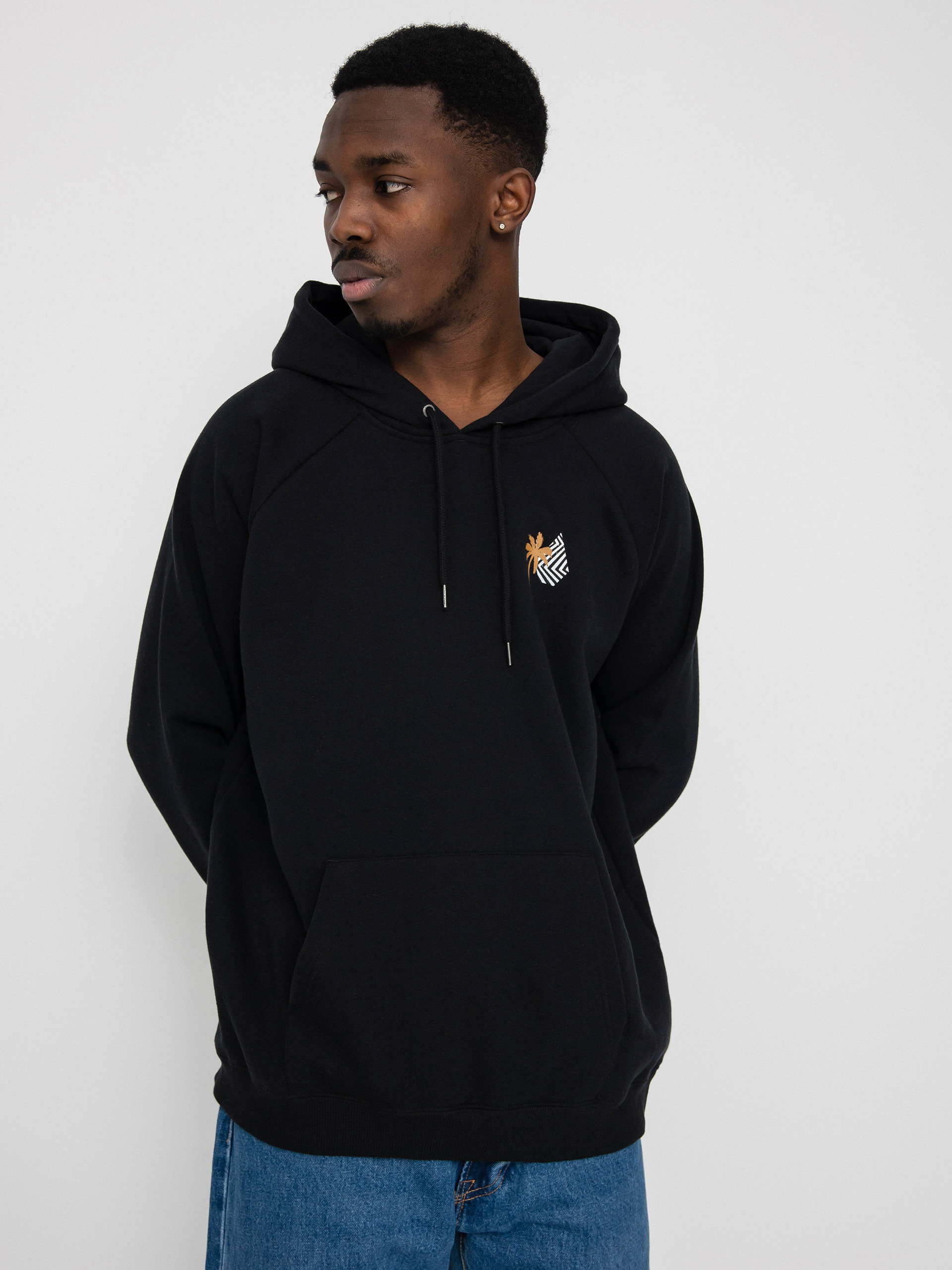 Volcom Truly Stoked Bf HD Kapucnis pulóver (black)