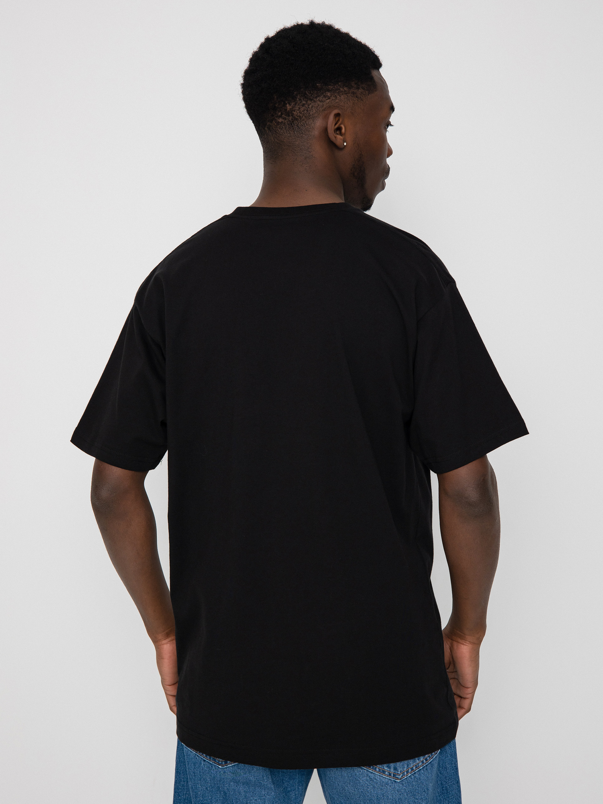 Vans Classic Easy Box póló (black/white/old gold)