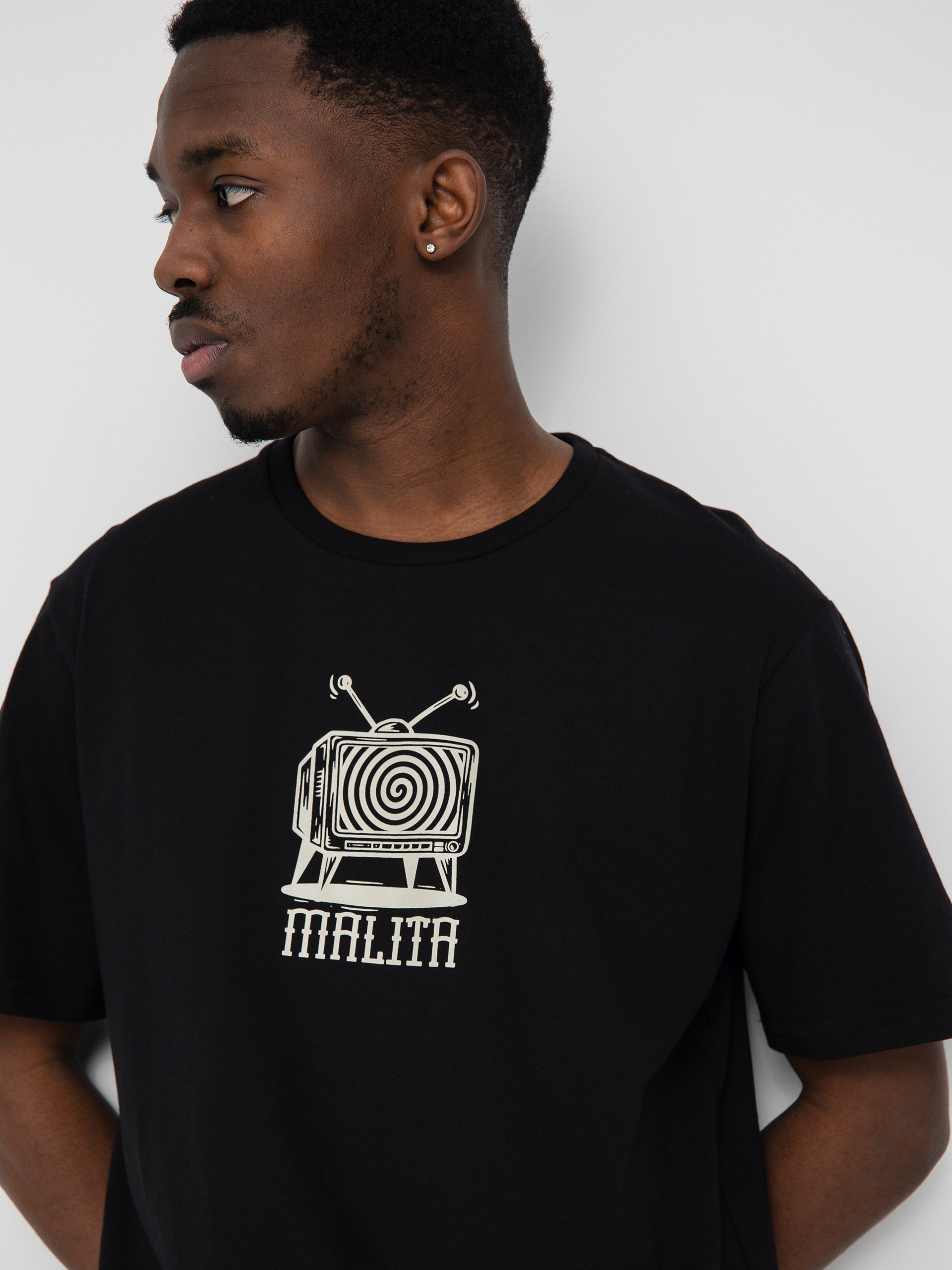 Malita Tv póló (black)